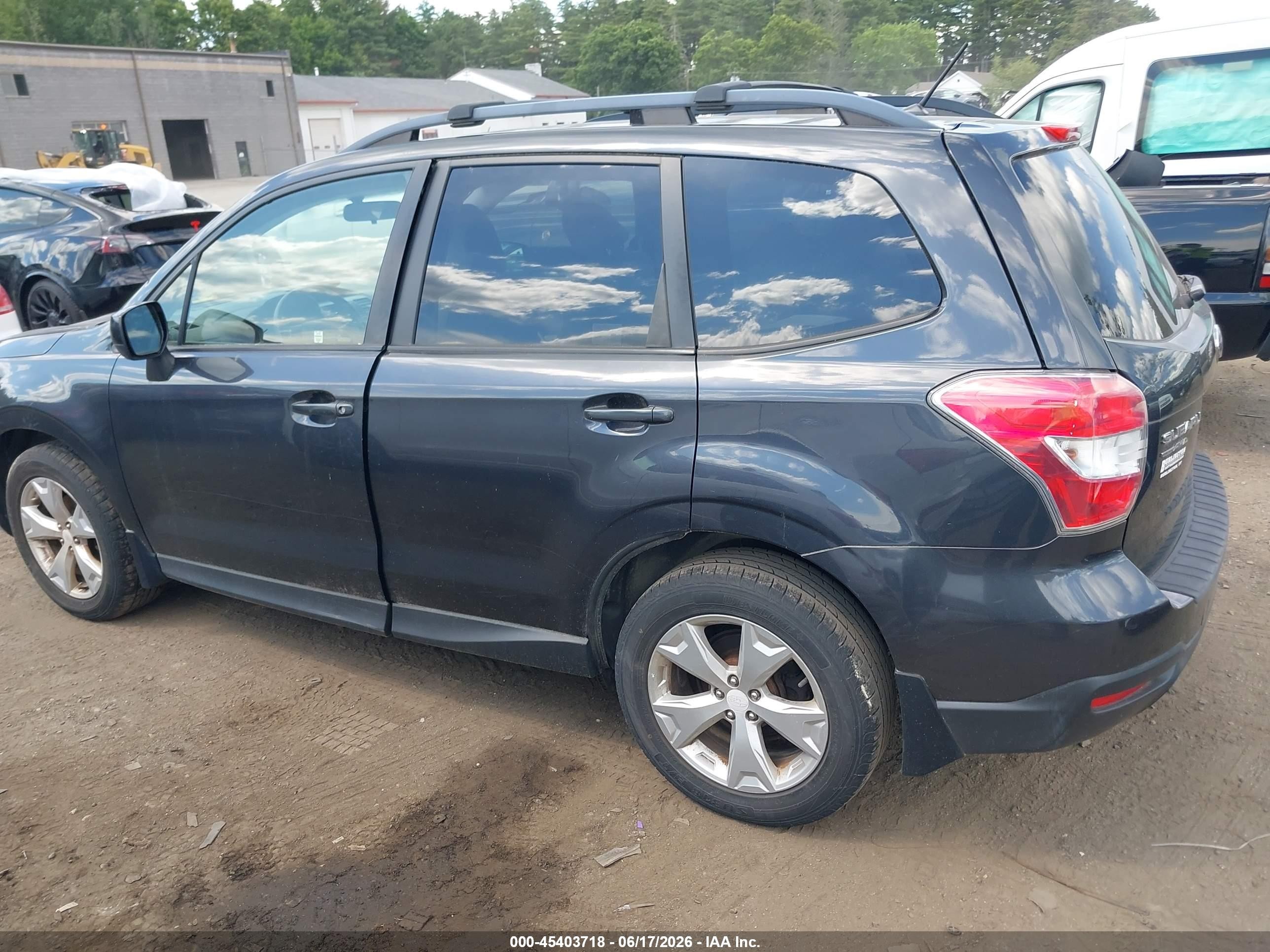 2014 Subaru Forester 2.5i Premium Black vin: JF2SJAECXEH438839