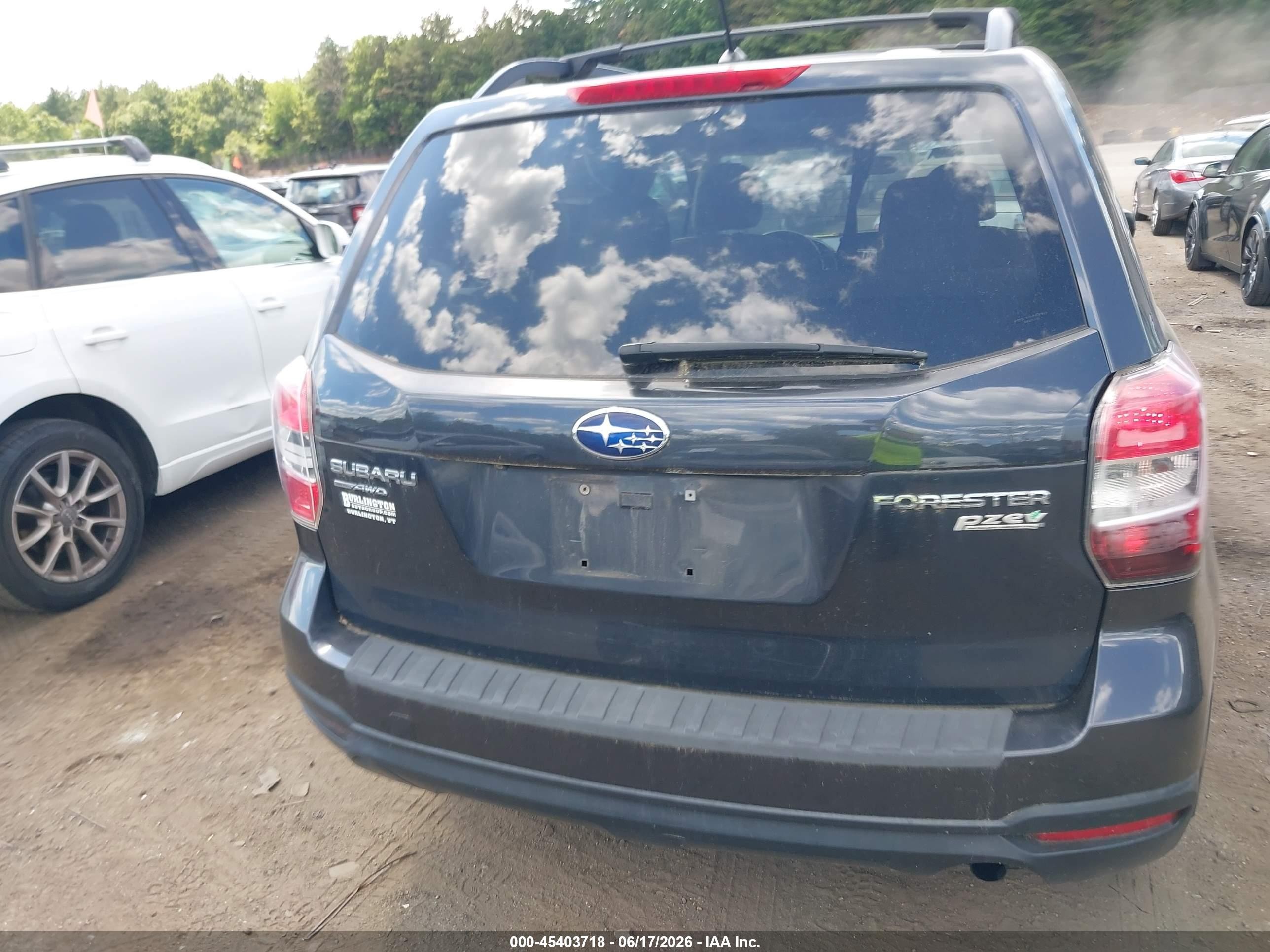 2014 Subaru Forester 2.5i Premium Black vin: JF2SJAECXEH438839