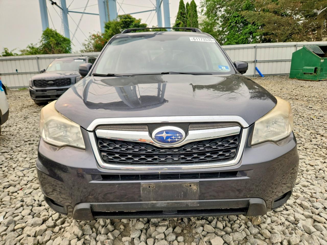 2014 Subaru Forester 2.5i Premium Серый vin: JF2SJAECXEH441160