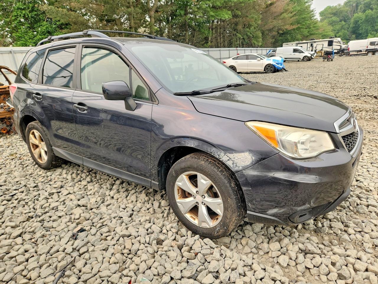 2014 Subaru Forester 2.5i Premium Серый vin: JF2SJAECXEH441160