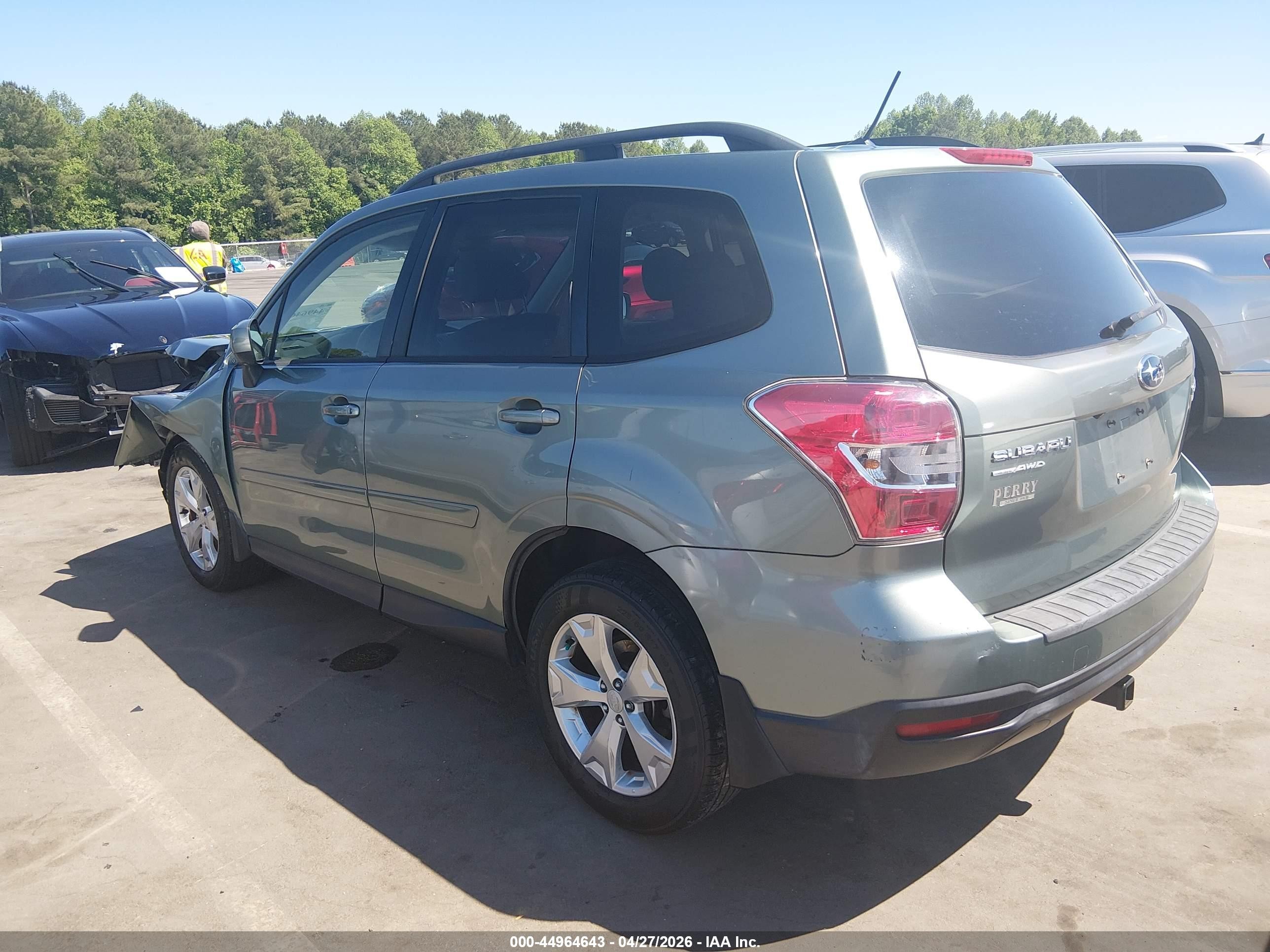 2014 Subaru Forester 2.5i Premium Green vin: JF2SJAECXEH449579