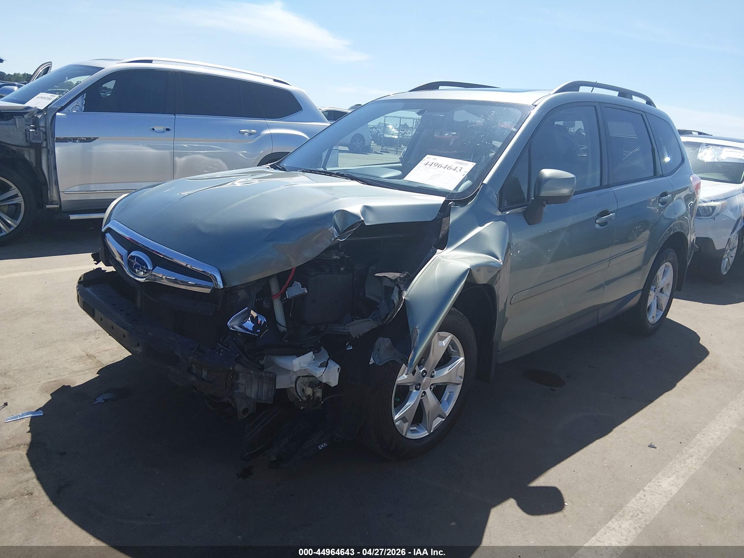 2014 Subaru Forester 2.5i Premium Green vin: JF2SJAECXEH449579