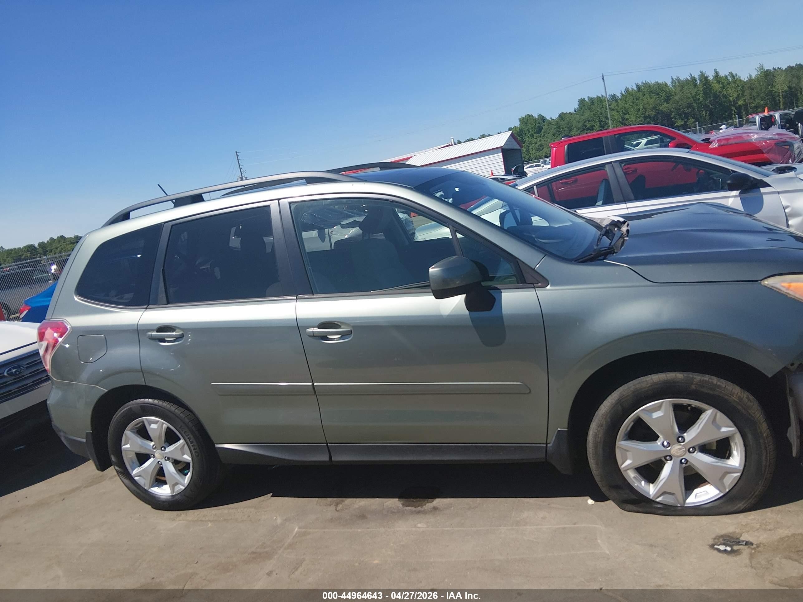 2014 Subaru Forester 2.5i Premium Green vin: JF2SJAECXEH449579