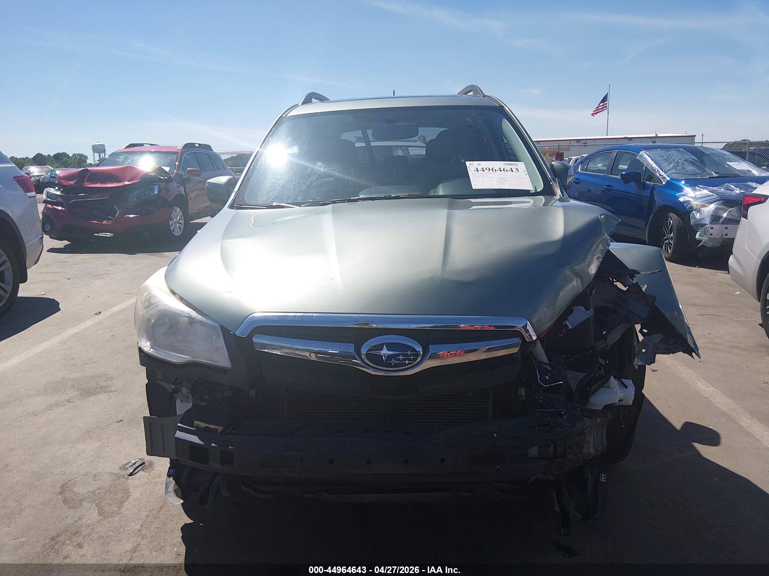 2014 Subaru Forester 2.5i Premium Green vin: JF2SJAECXEH449579