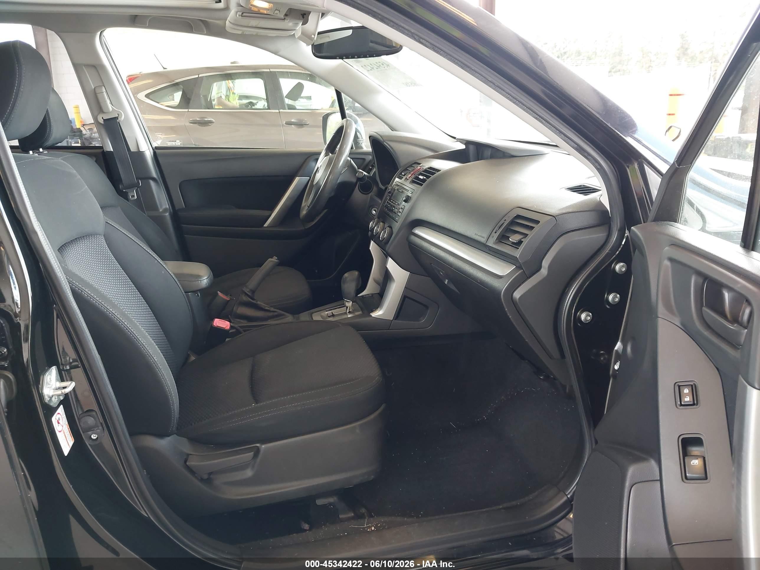 2014 Subaru Forester 2.5i Premium Black vin: JF2SJAECXEH481738