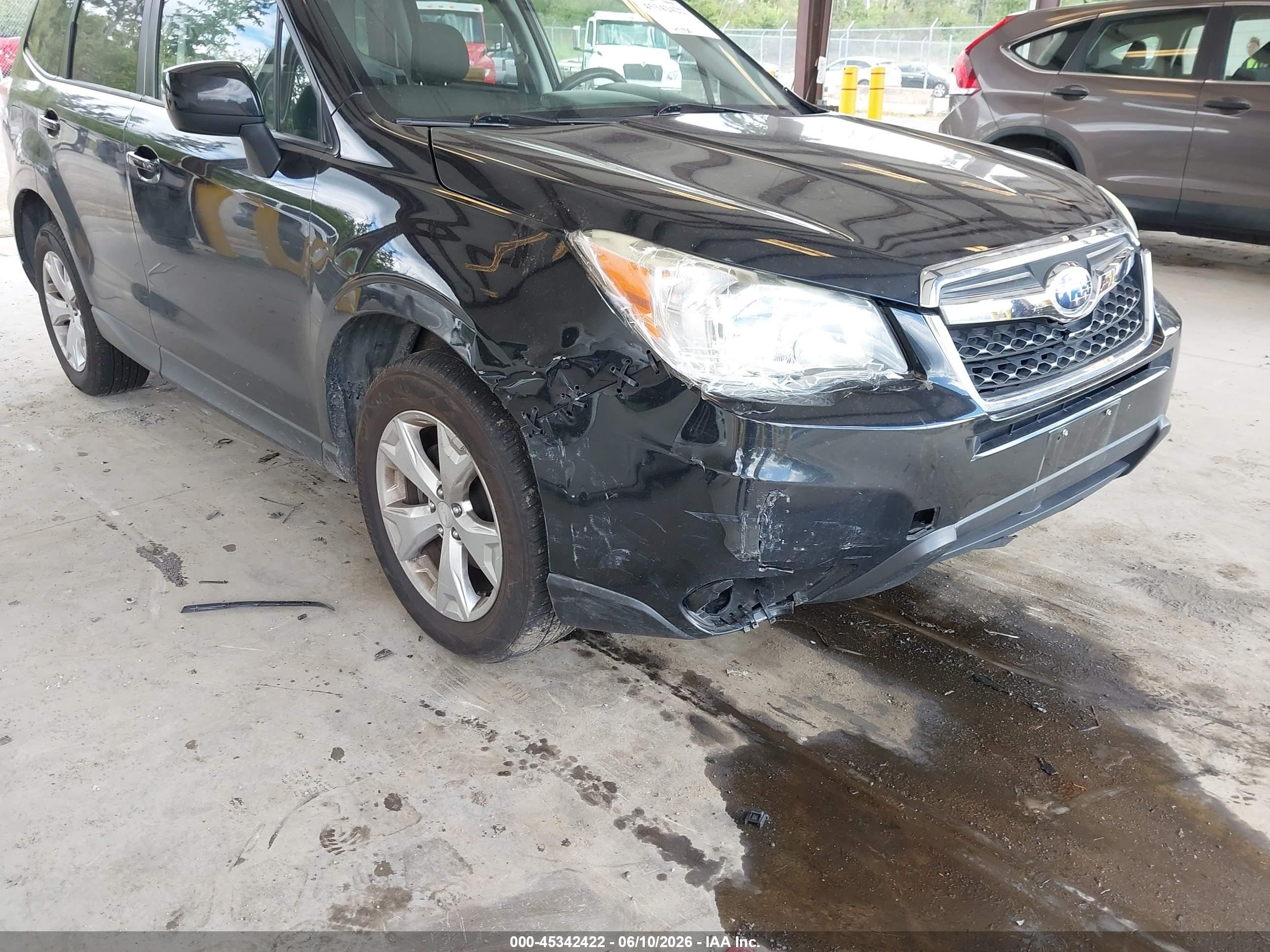 2014 Subaru Forester 2.5i Premium Black vin: JF2SJAECXEH481738