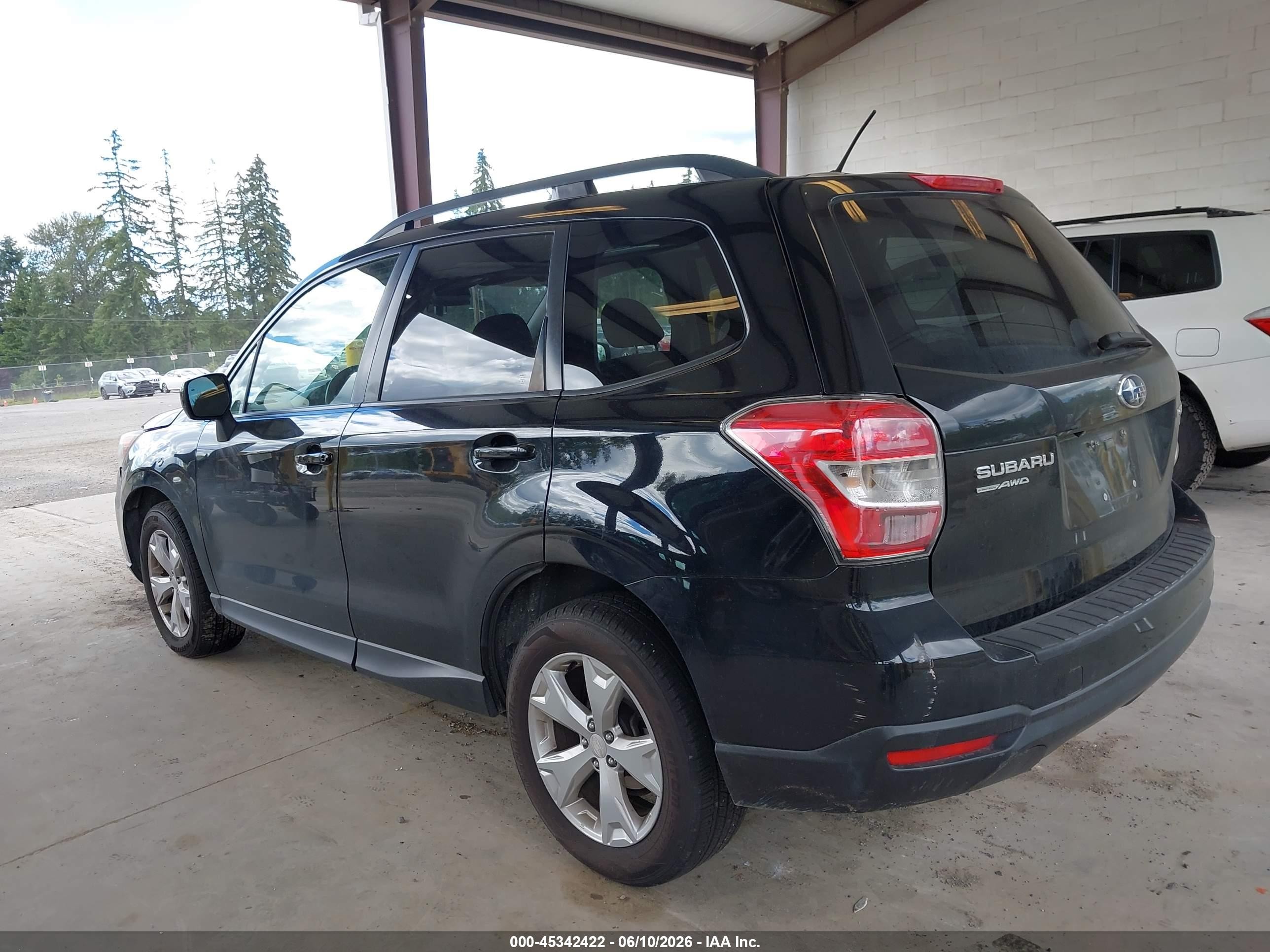 2014 Subaru Forester 2.5i Premium Black vin: JF2SJAECXEH481738
