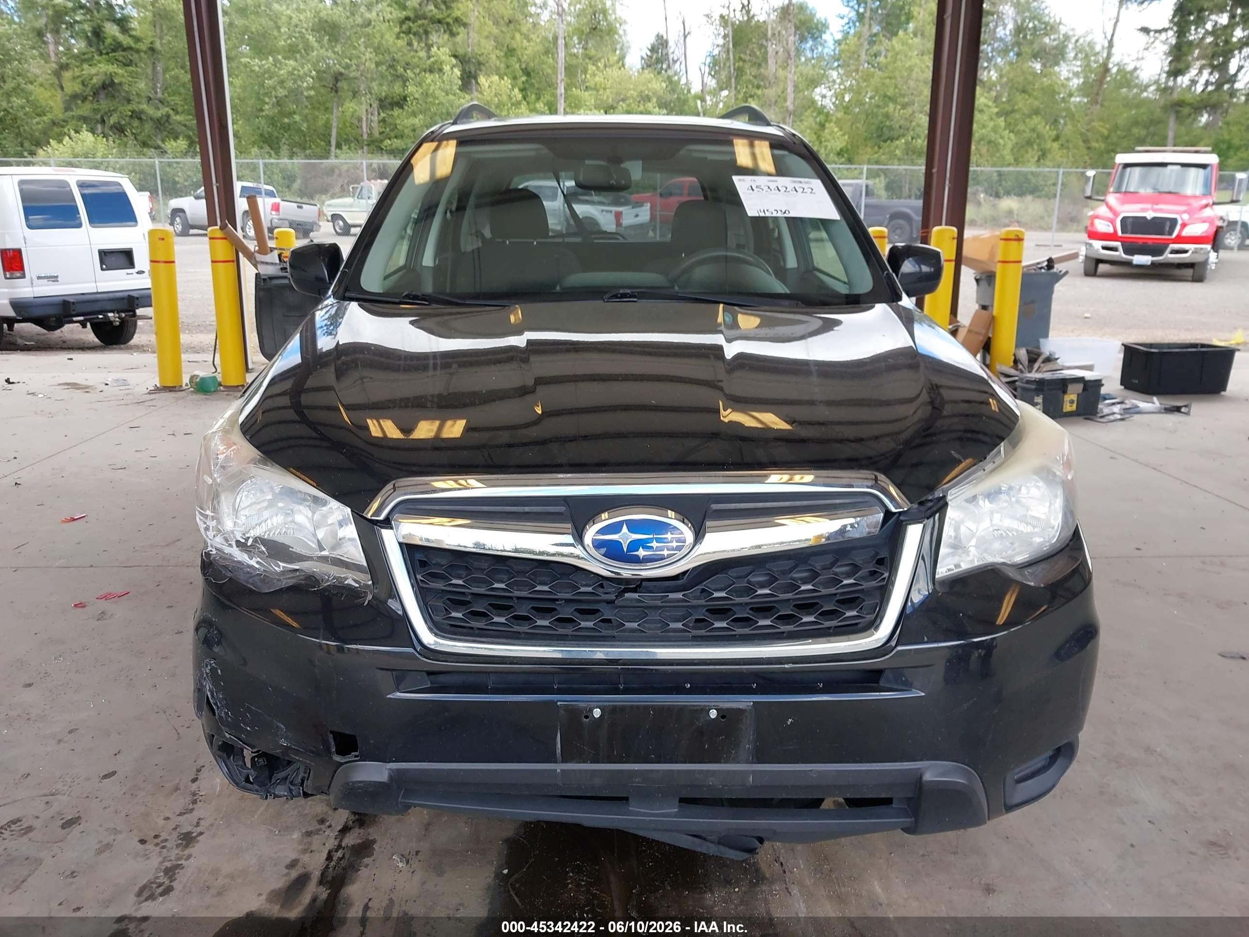 2014 Subaru Forester 2.5i Premium Black vin: JF2SJAECXEH481738