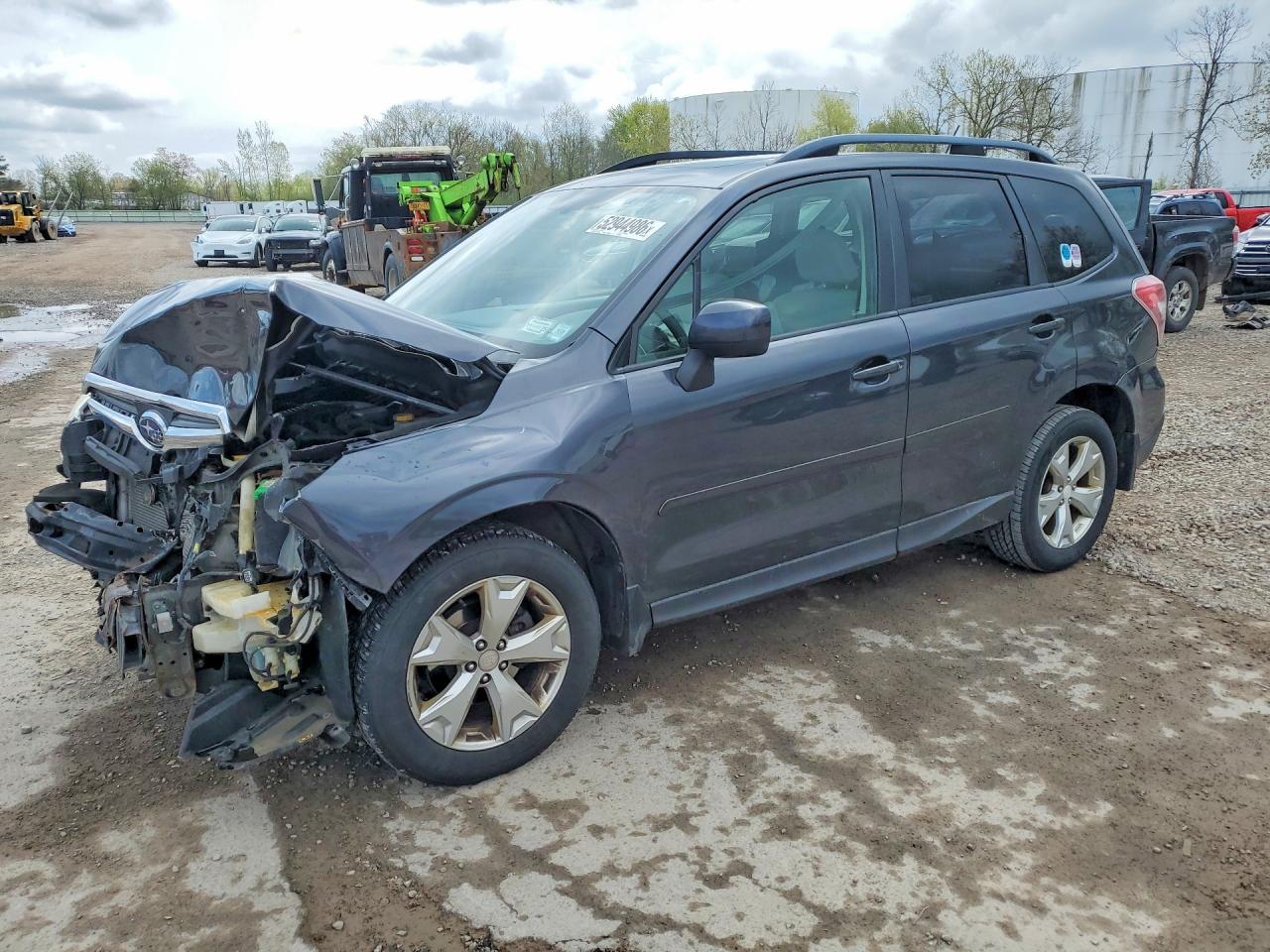 2014 Subaru Forester 2.5i Premium Charcoal vin: JF2SJAECXEH495056