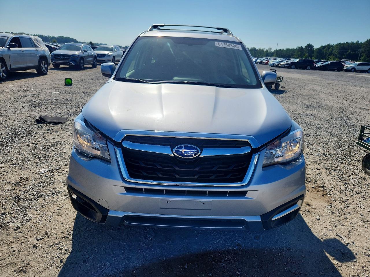 2018 Subaru Forester 2.5i Premium Silver vin: JF2SJAECXJH470975