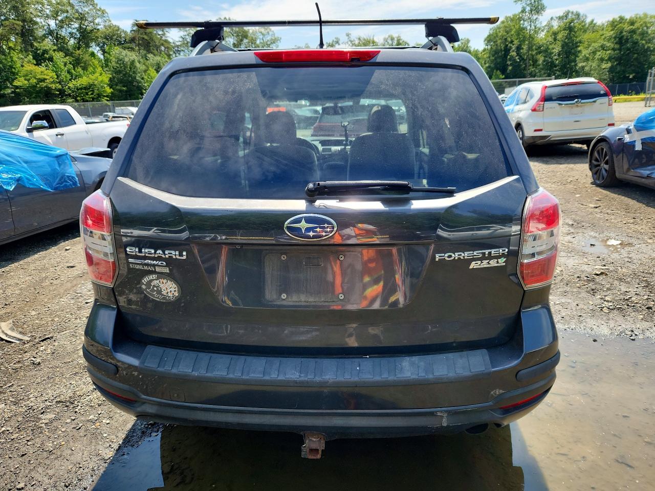 2015 Subaru Forester 2.5i Premium Gray vin: JF2SJAFC0FH423430