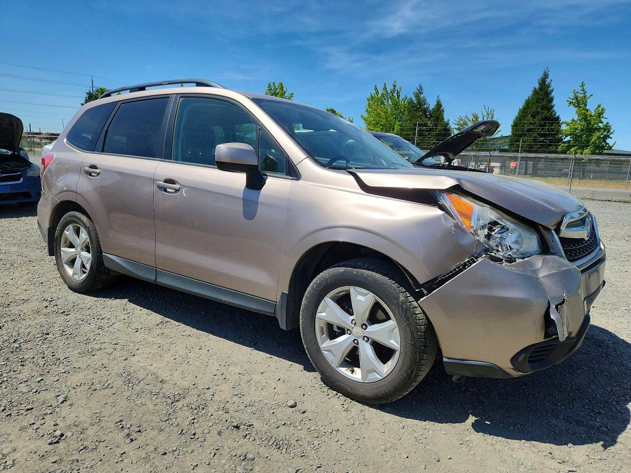 2015 Subaru Forester 2.5i Premium Tan vin: JF2SJAFC1FH435604