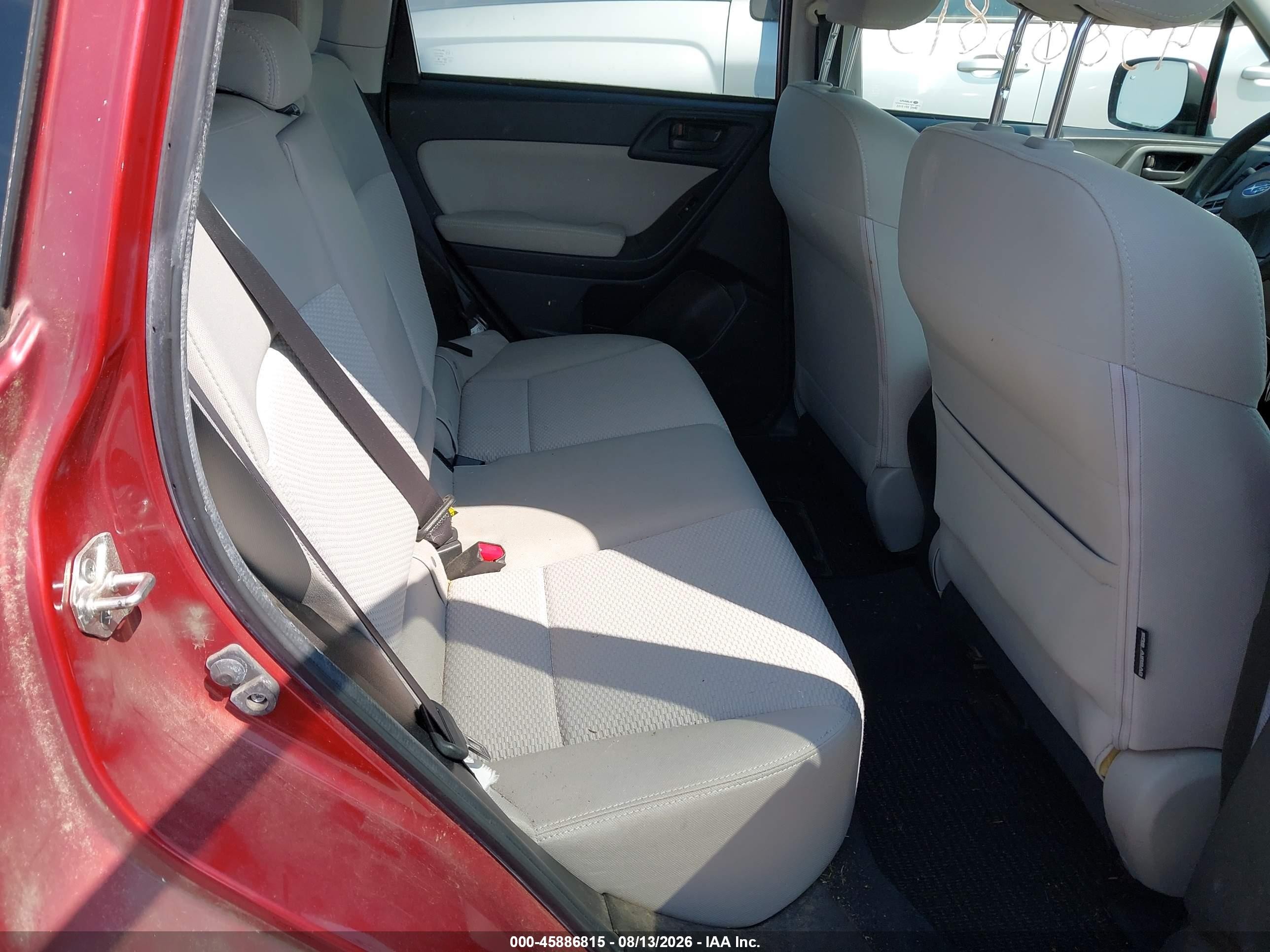 2015 Subaru Forester 2.5i Premium Burgundy vin: JF2SJAFC1FH571604