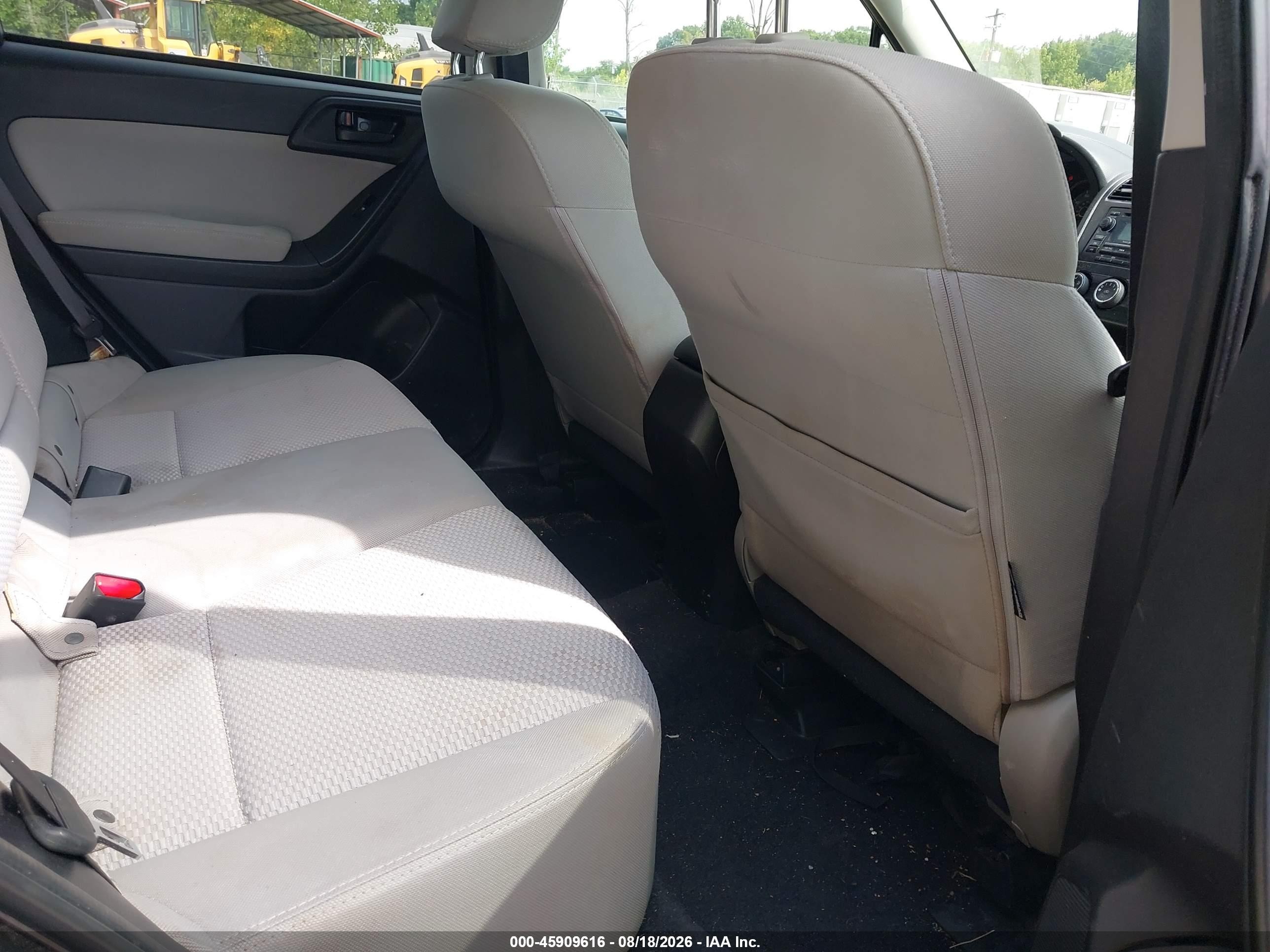 2015 Subaru Forester 2.5i Premium Серый vin: JF2SJAFC2FH507555