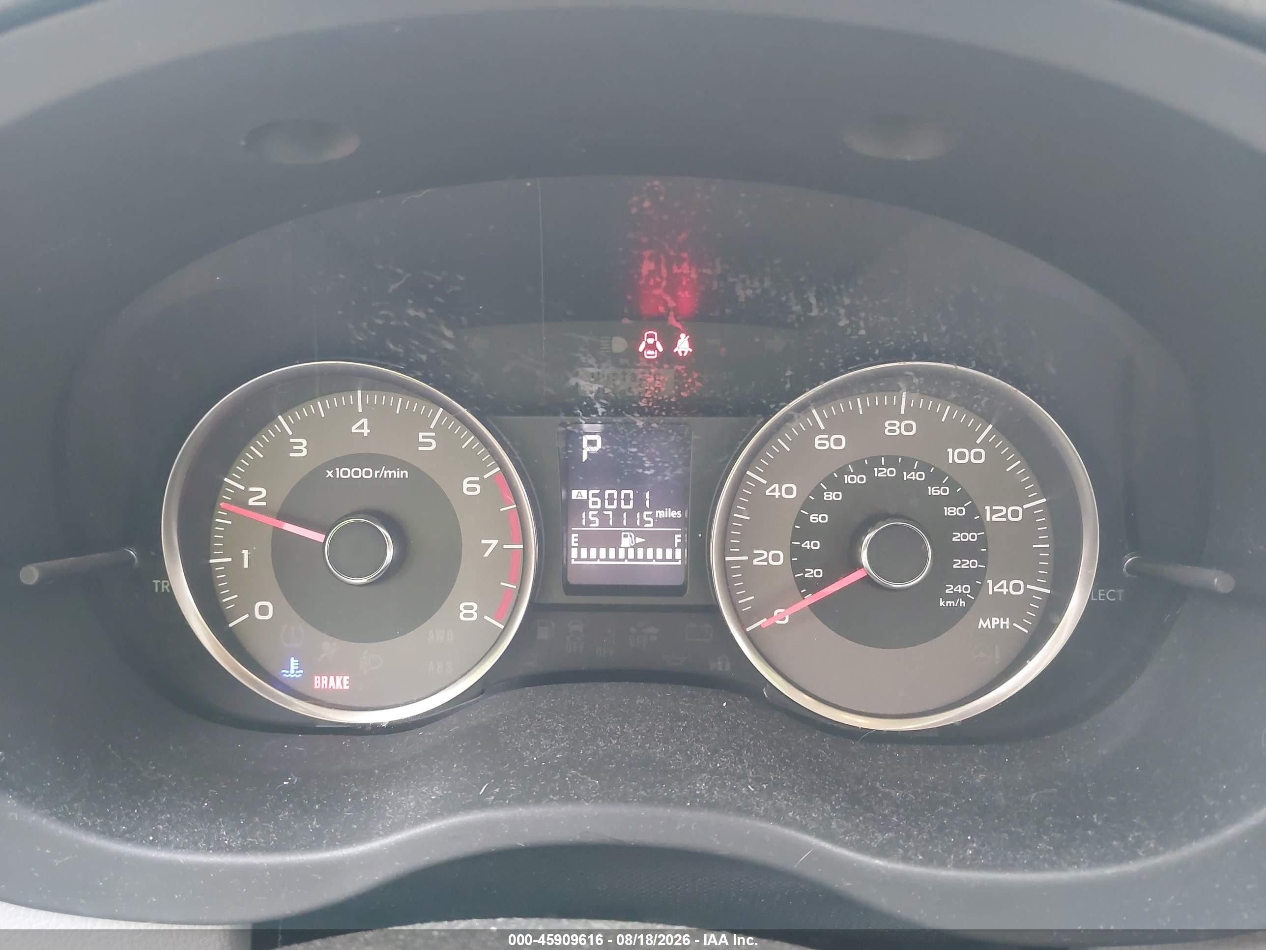 2015 Subaru Forester 2.5i Premium Серый vin: JF2SJAFC2FH507555