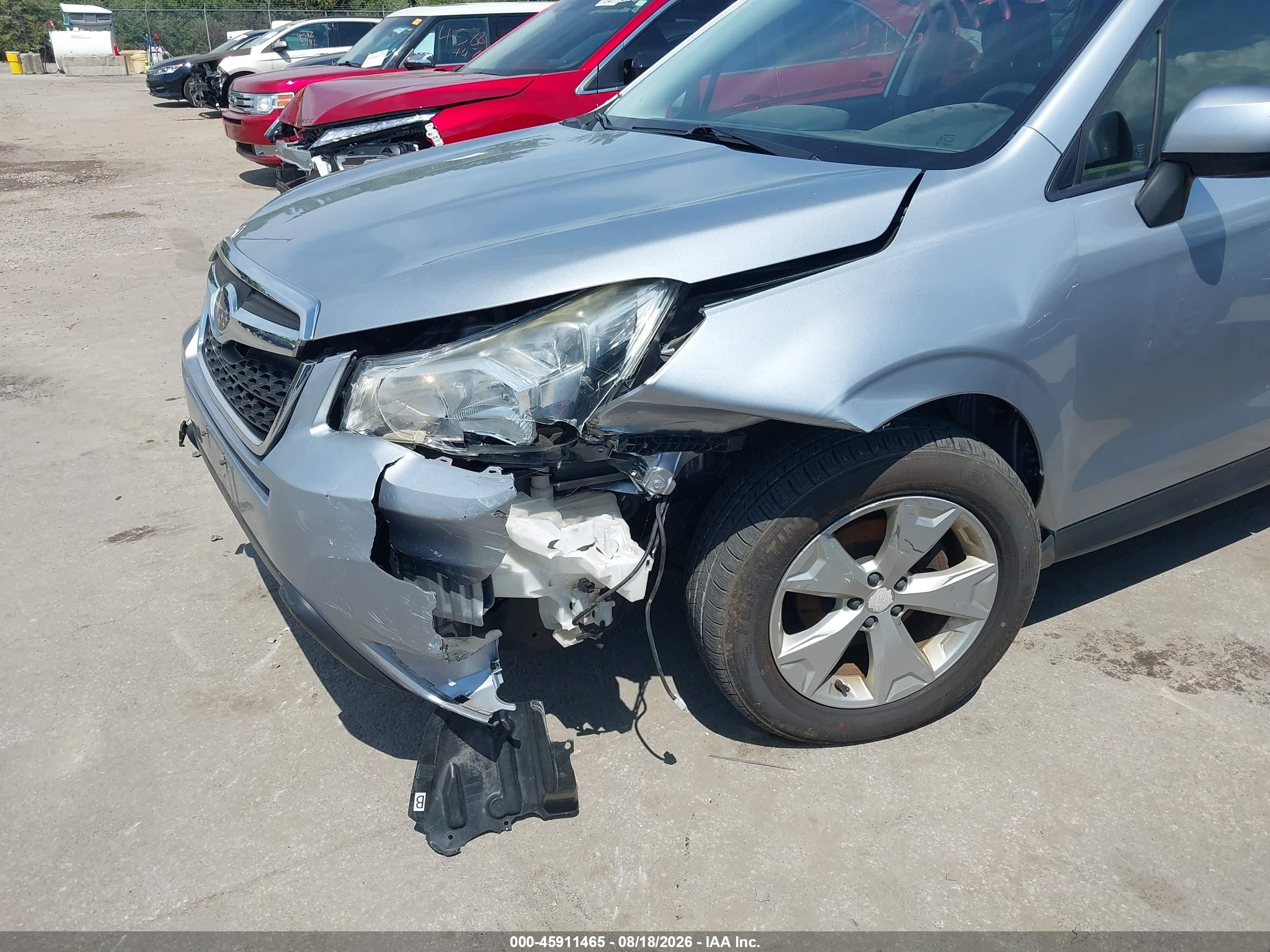2015 Subaru Forester 2.5i Premium Light Blue vin: JF2SJAFC2FH556769