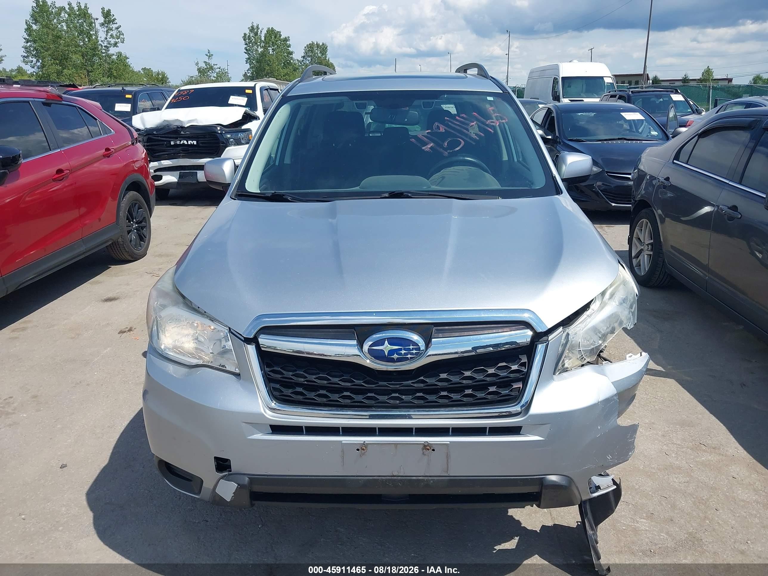 2015 Subaru Forester 2.5i Premium Light Blue vin: JF2SJAFC2FH556769