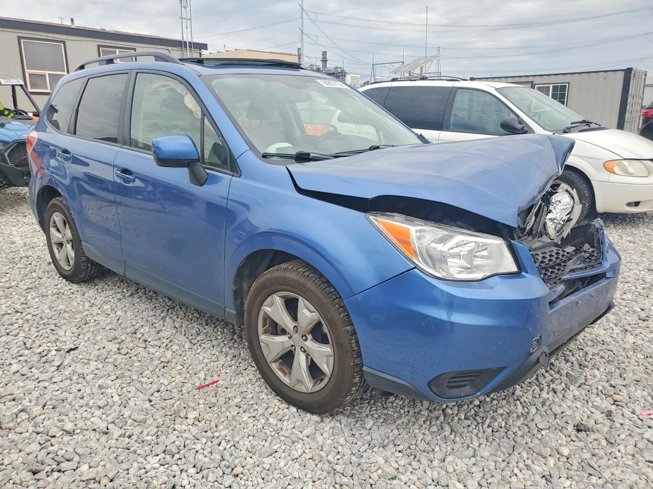 2015 Subaru Forester 2.5i Premium Blue vin: JF2SJAFC3FH451285