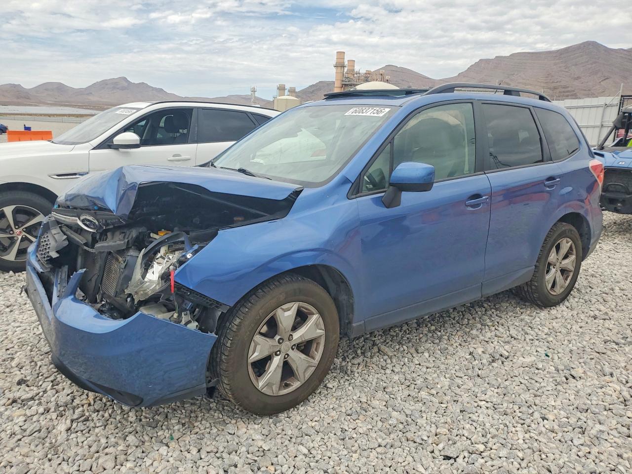 2015 Subaru Forester 2.5i Premium Blue vin: JF2SJAFC3FH451285
