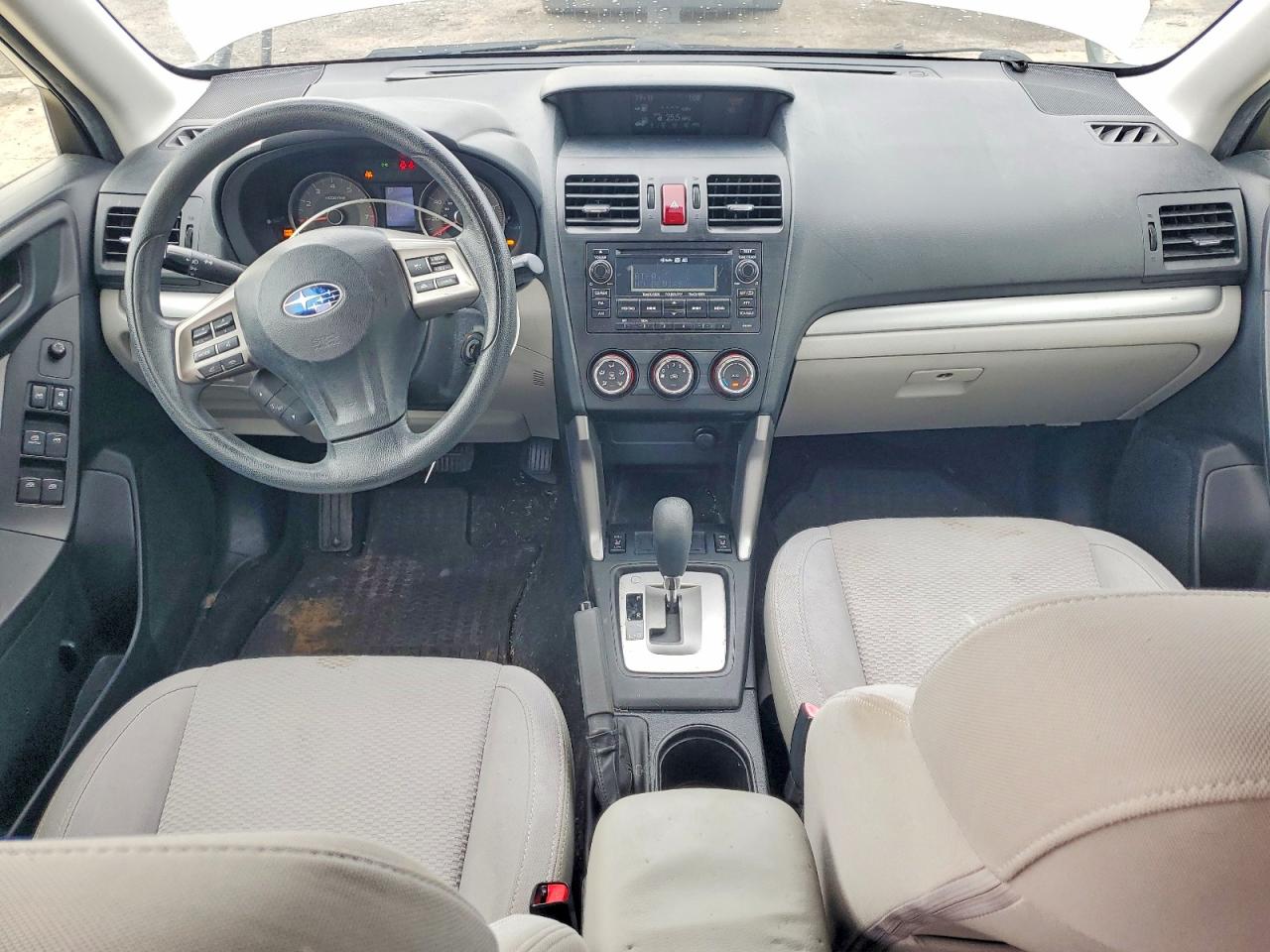 2015 Subaru Forester 2.5i Premium White vin: JF2SJAFC3FH800543