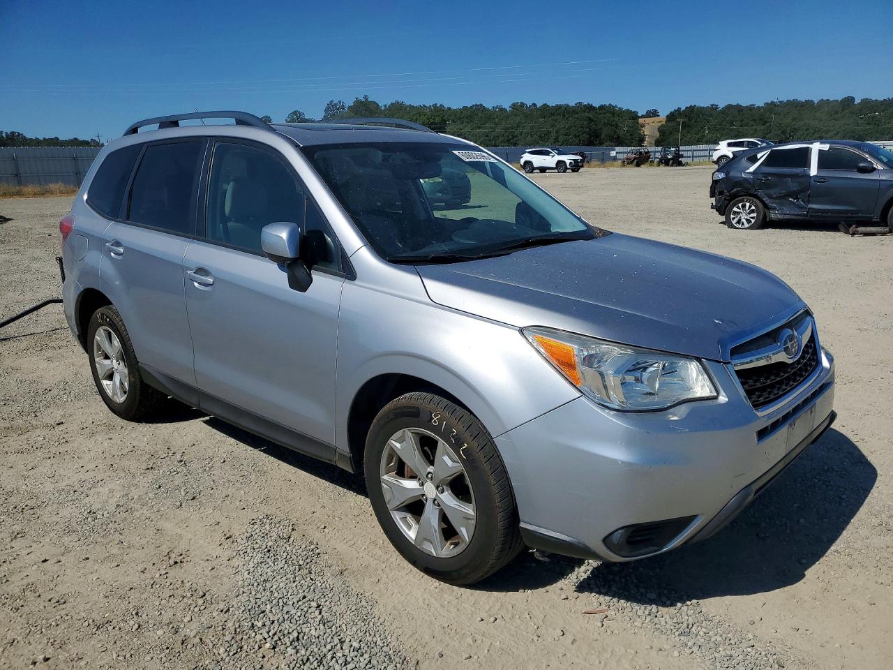 2015 Subaru Forester 2.5i Premium Silver vin: JF2SJAFC5FH514516