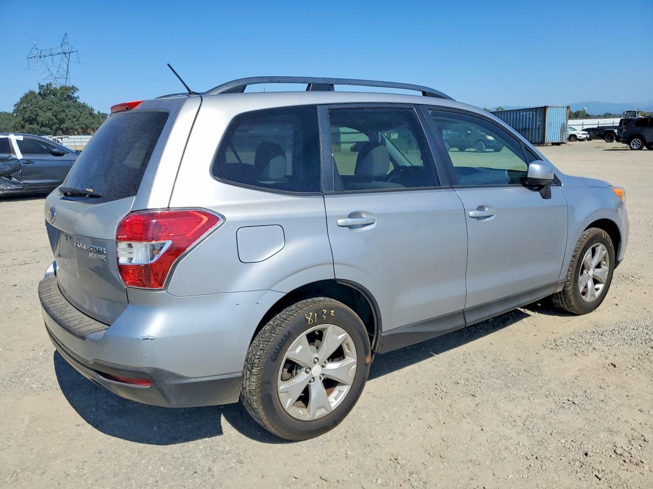 2015 Subaru Forester 2.5i Premium Silver vin: JF2SJAFC5FH514516