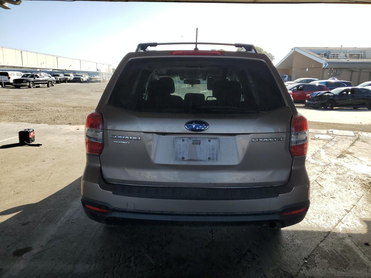 2015 Subaru Forester 2.5i Premium Gold vin: JF2SJAFC5FH547385 Damage: Lift Gate, Multiple Scratches Heavy, 2