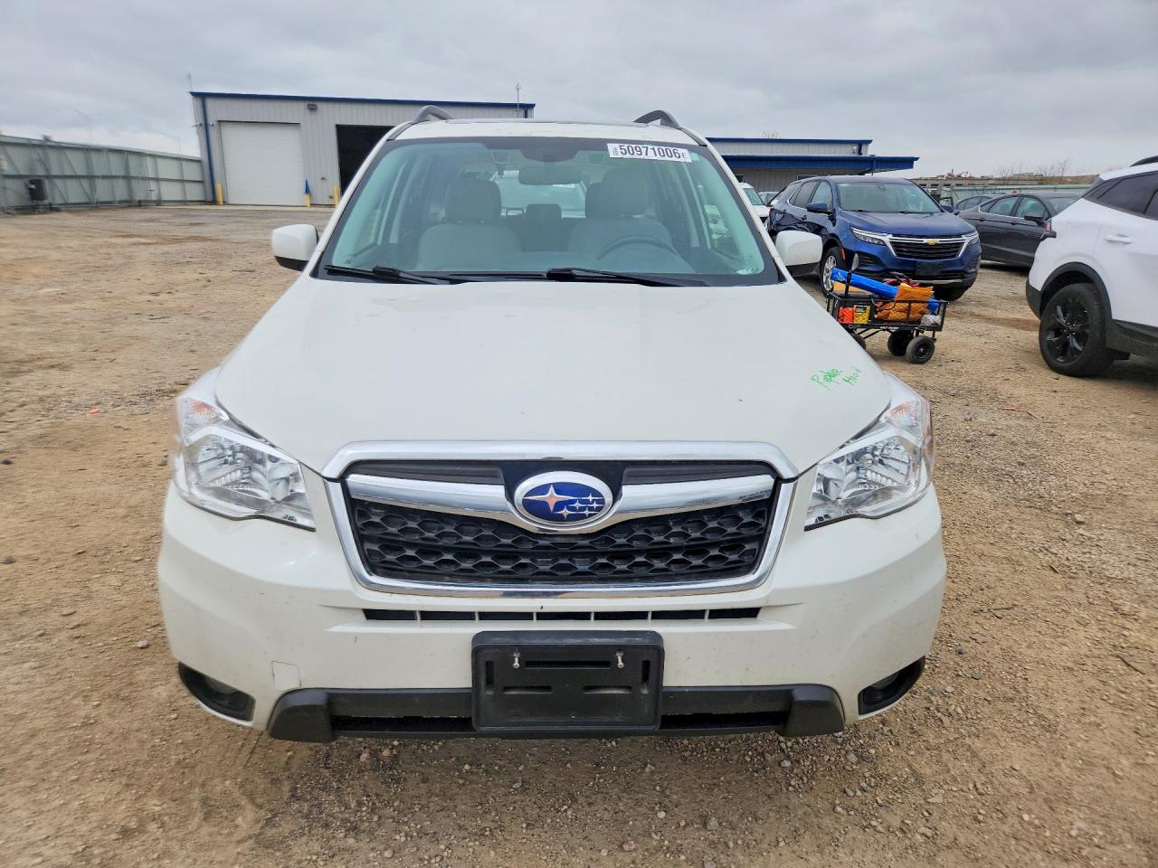 2016 Subaru Forester 2.5i Premium White vin: JF2SJAFC6GH508872