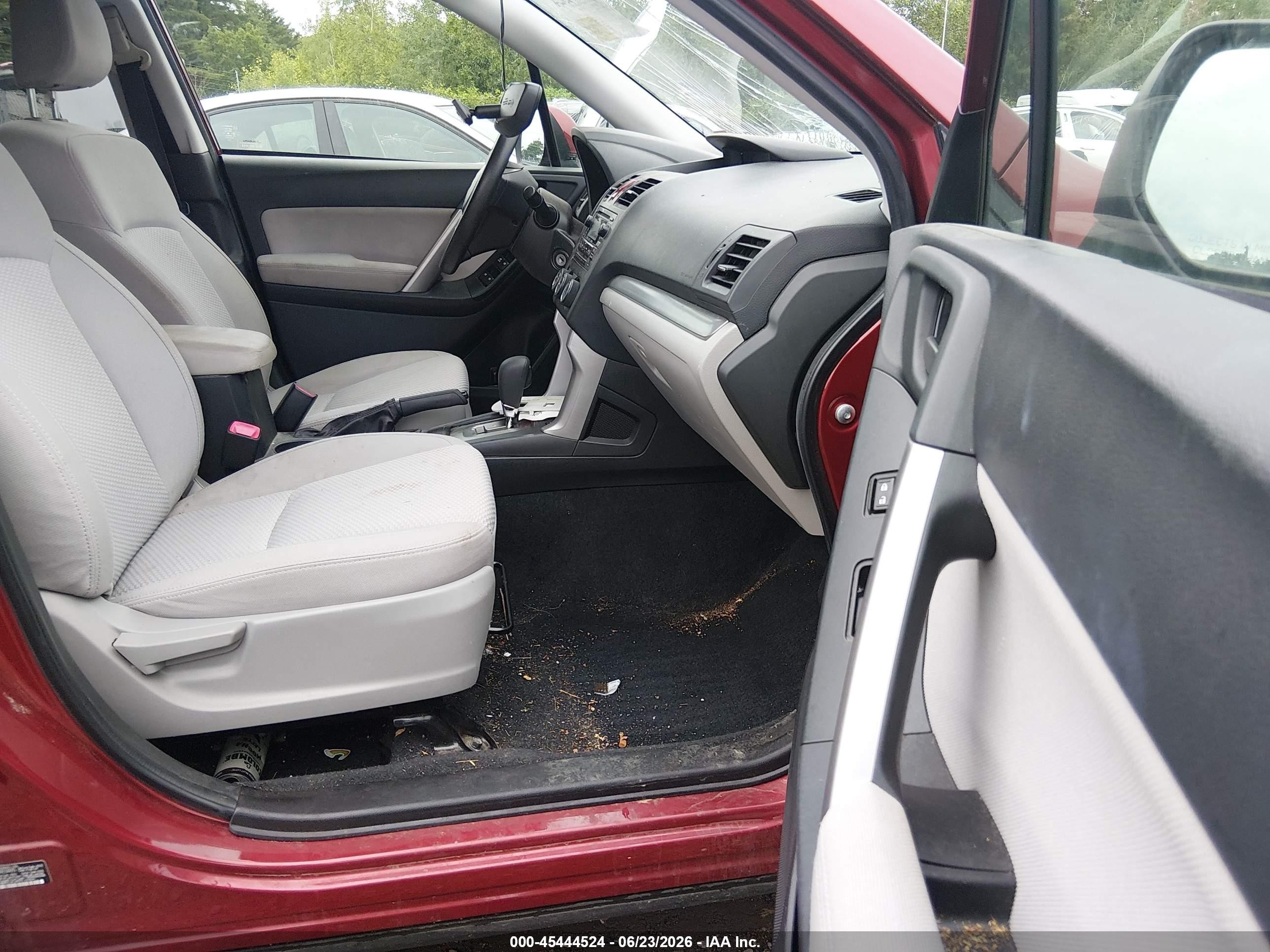 2015 Subaru Forester 2.5i Premium Red vin: JF2SJAFC7FH459485