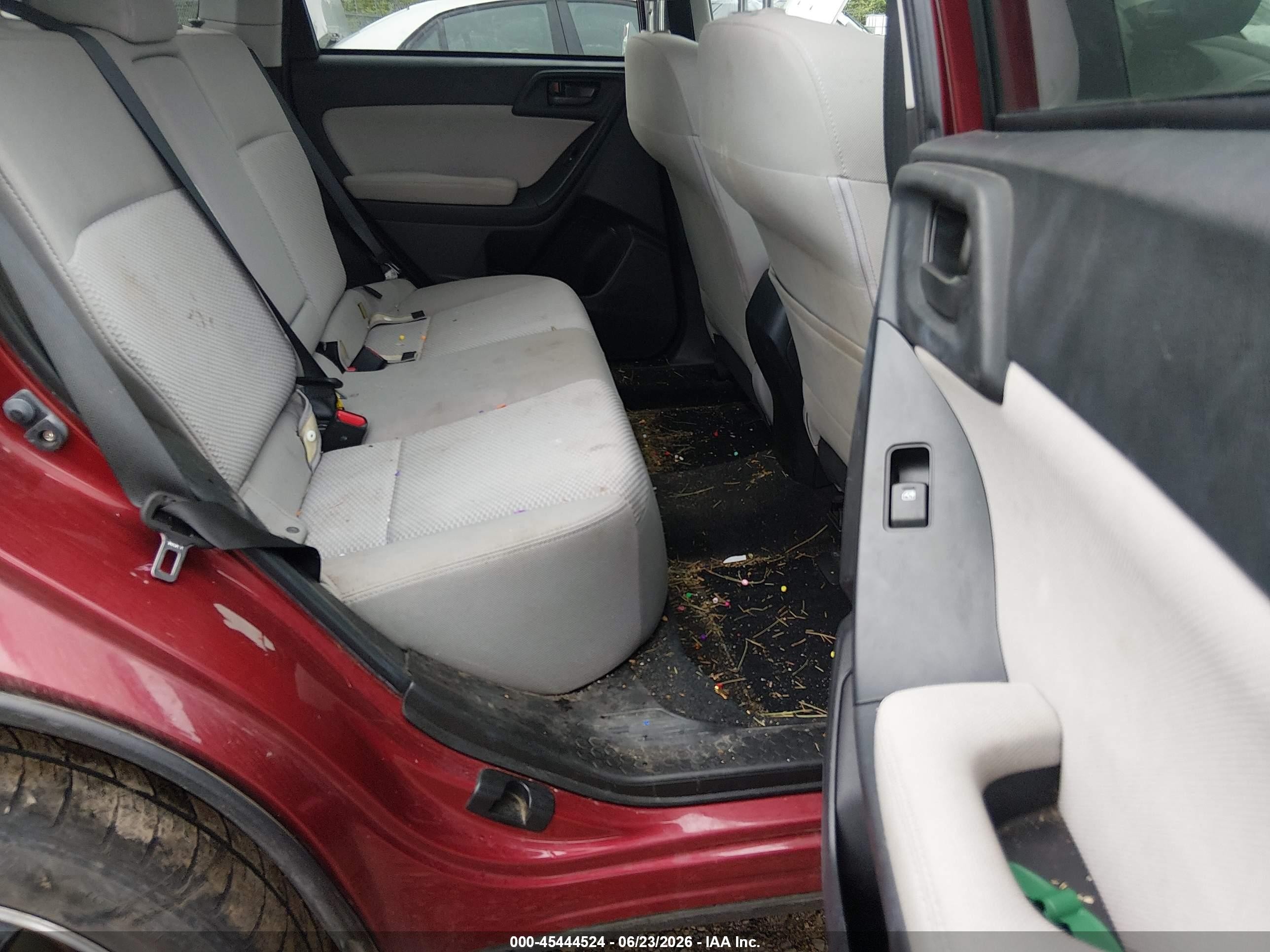2015 Subaru Forester 2.5i Premium Red vin: JF2SJAFC7FH459485