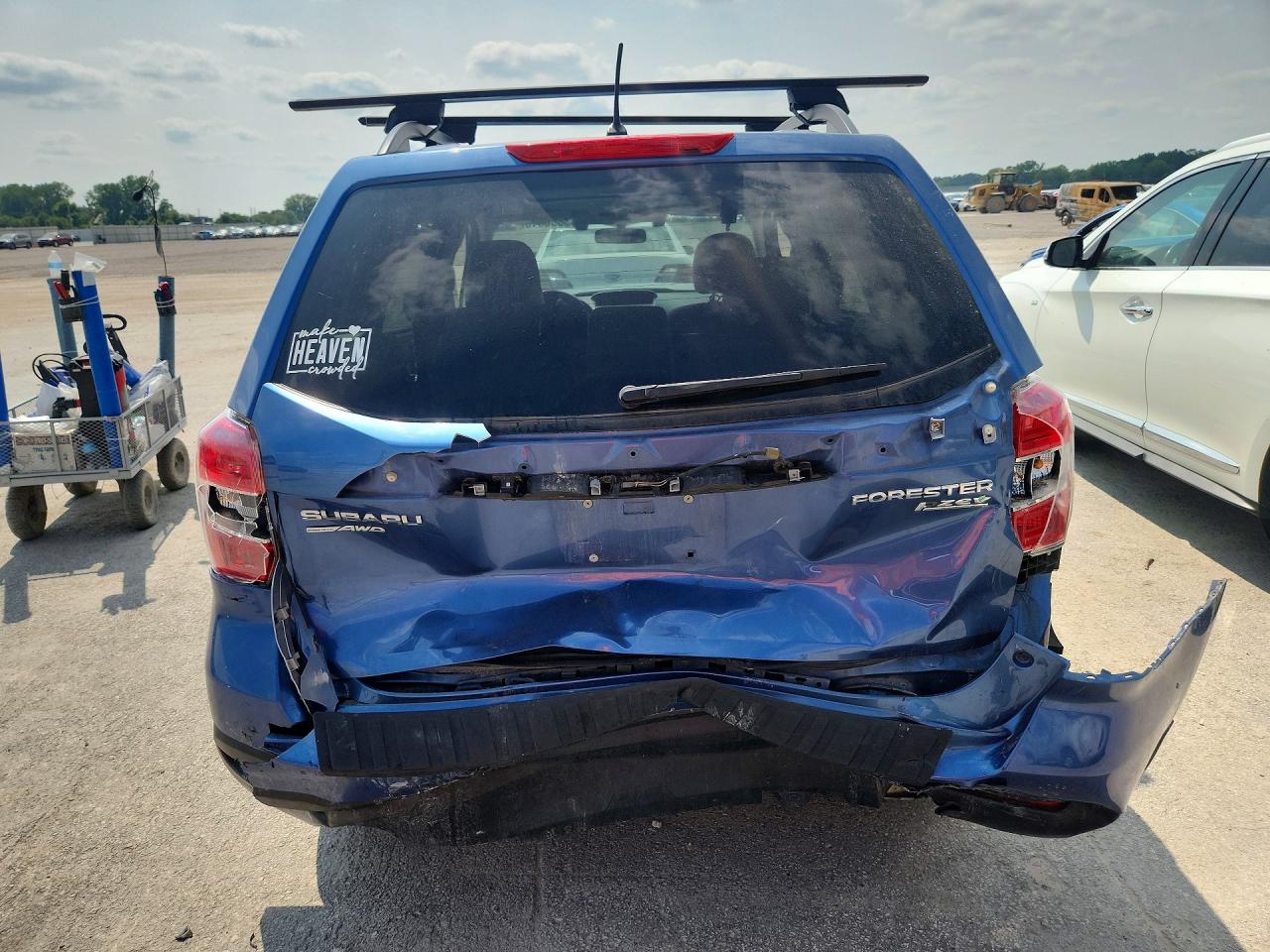 2015 Subaru Forester 2.5i Premium Синий vin: JF2SJAFC7FH469045