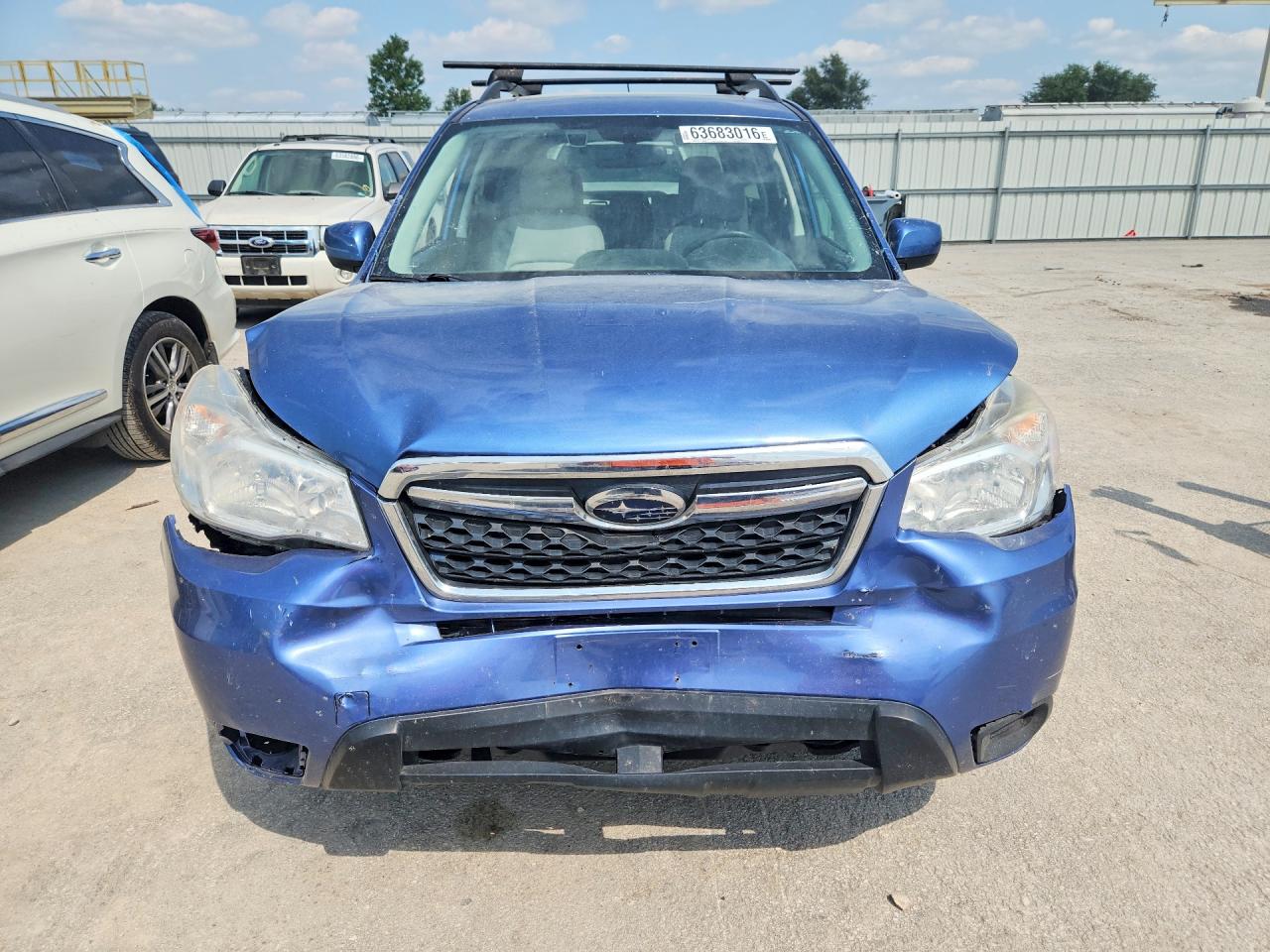 2015 Subaru Forester 2.5i Premium Синий vin: JF2SJAFC7FH469045
