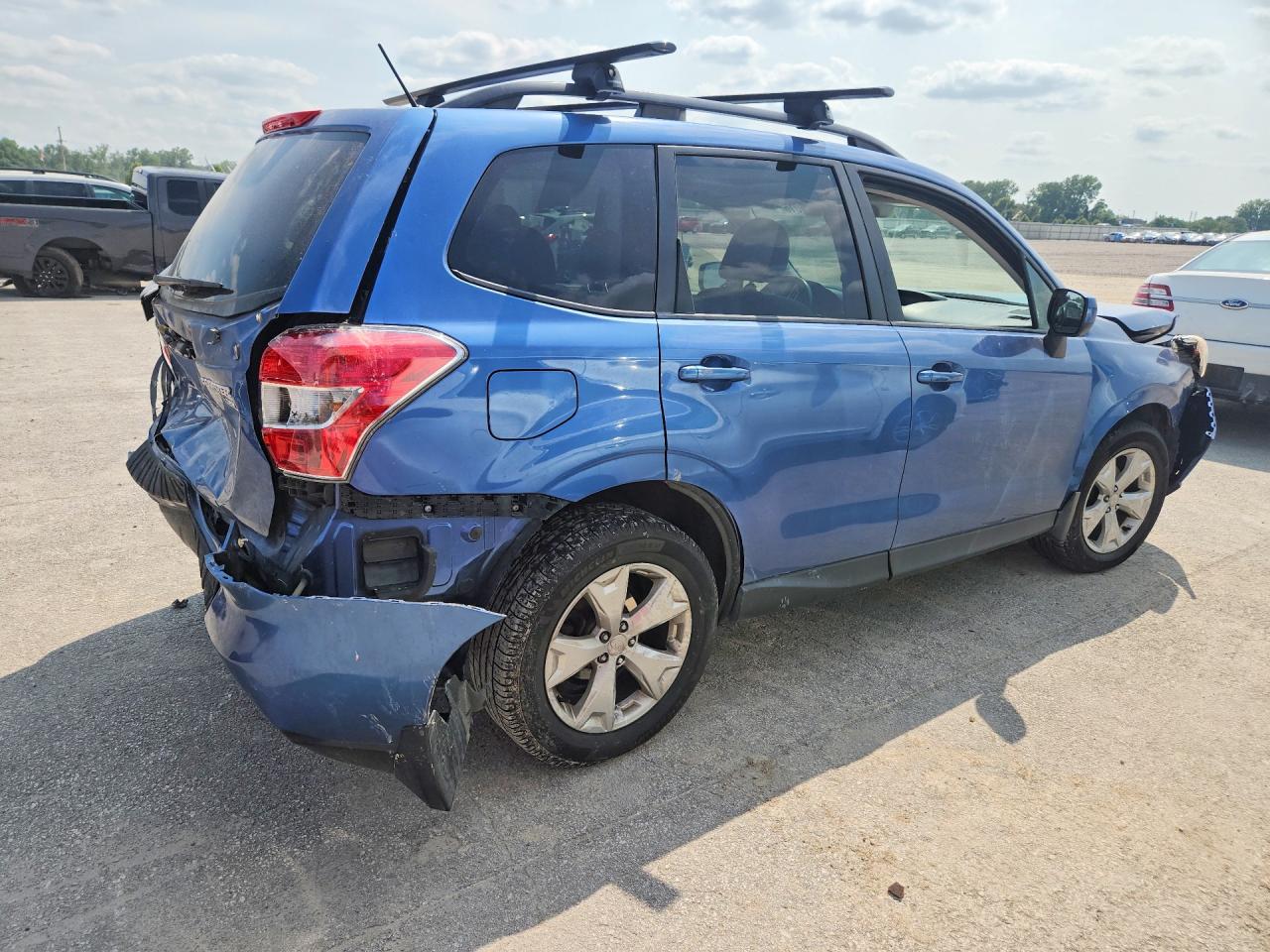 2015 Subaru Forester 2.5i Premium Синий vin: JF2SJAFC7FH469045