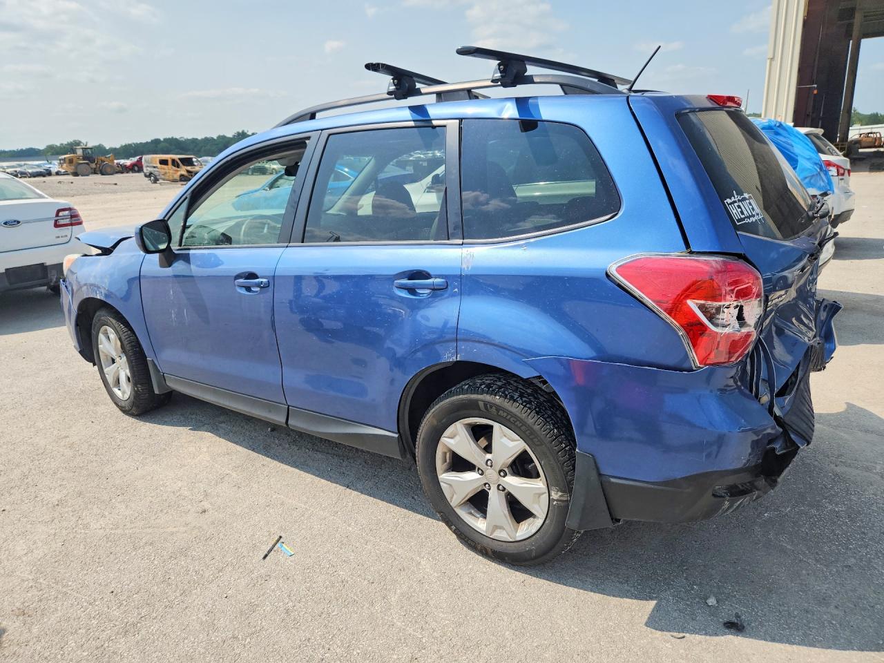 2015 Subaru Forester 2.5i Premium Синий vin: JF2SJAFC7FH469045