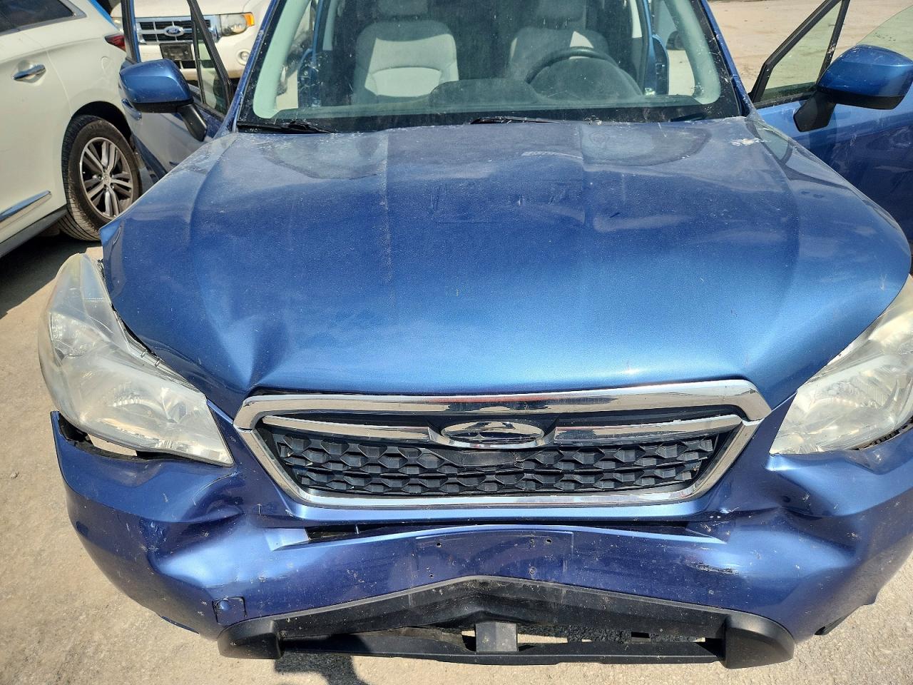 2015 Subaru Forester 2.5i Premium Синий vin: JF2SJAFC7FH469045