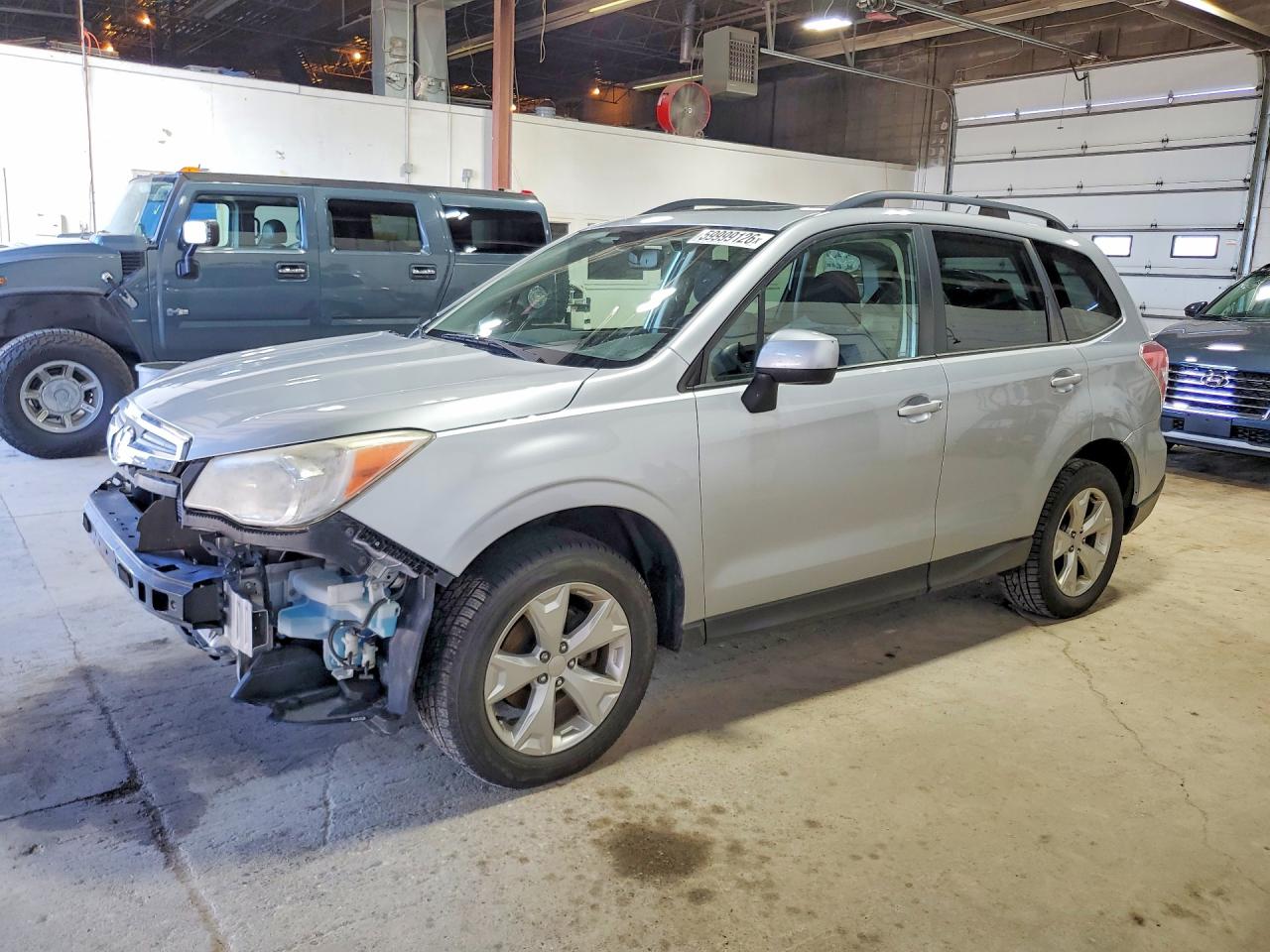 2015 Subaru Forester 2.5i Premium Silver vin: JF2SJAFC7FH555844