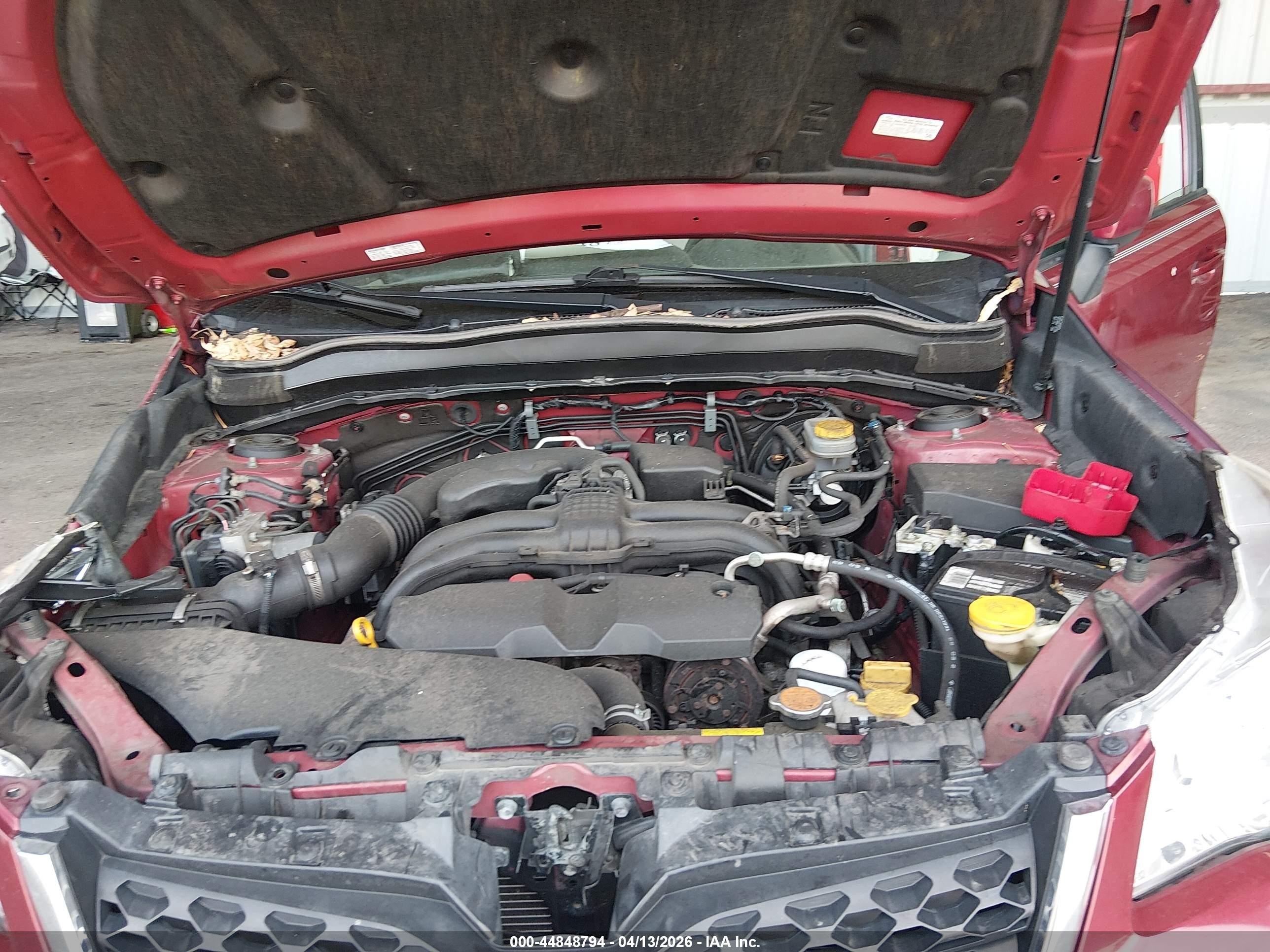 2015 Subaru Forester 2.5i Premium Красный vin: JF2SJAFC8FH801249