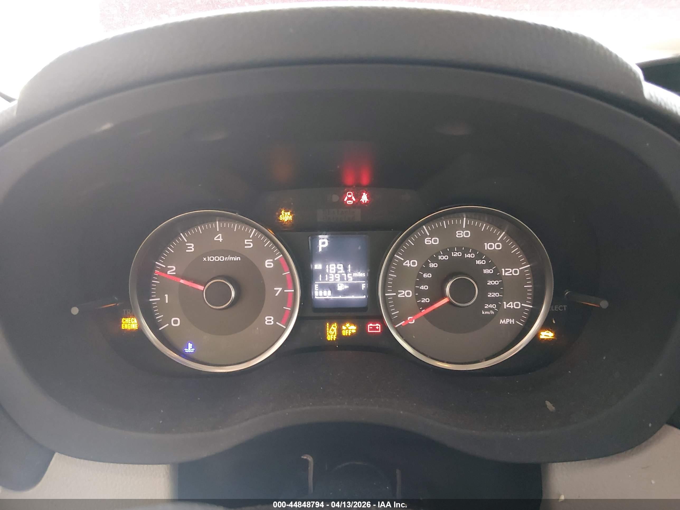 2015 Subaru Forester 2.5i Premium Красный vin: JF2SJAFC8FH801249