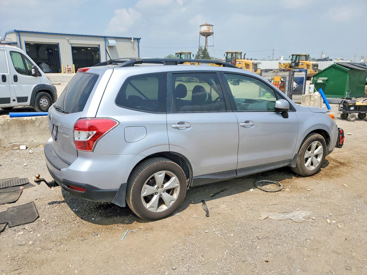2015 Subaru Forester 2.5i Premium Silver vin: JF2SJAFC9FH406738