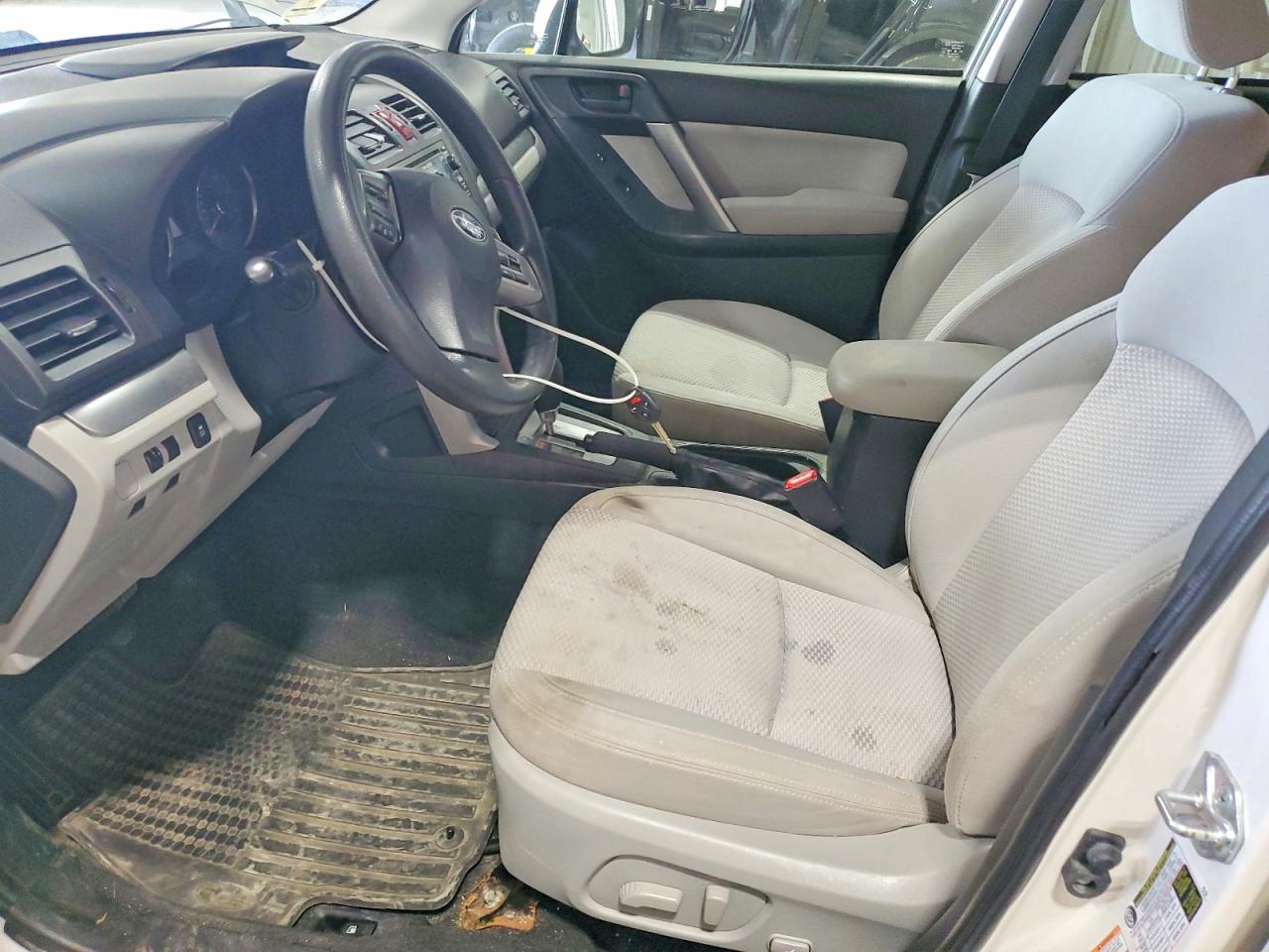 2015 Subaru Forester 2.5i Premium Белый vin: JF2SJAFC9FH440078