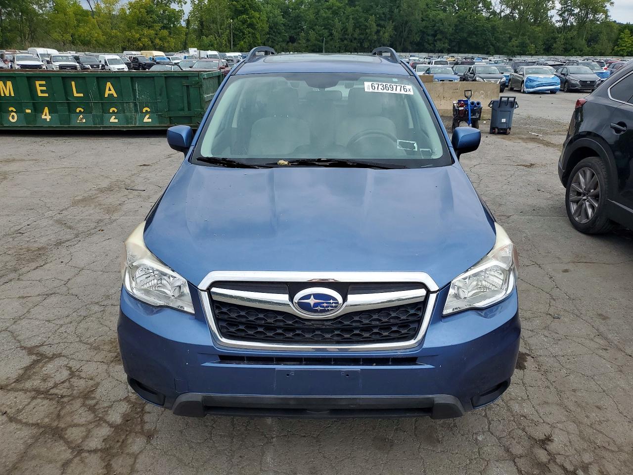 2015 Subaru Forester 2.5i Premium Blue vin: JF2SJAFC9FH558325