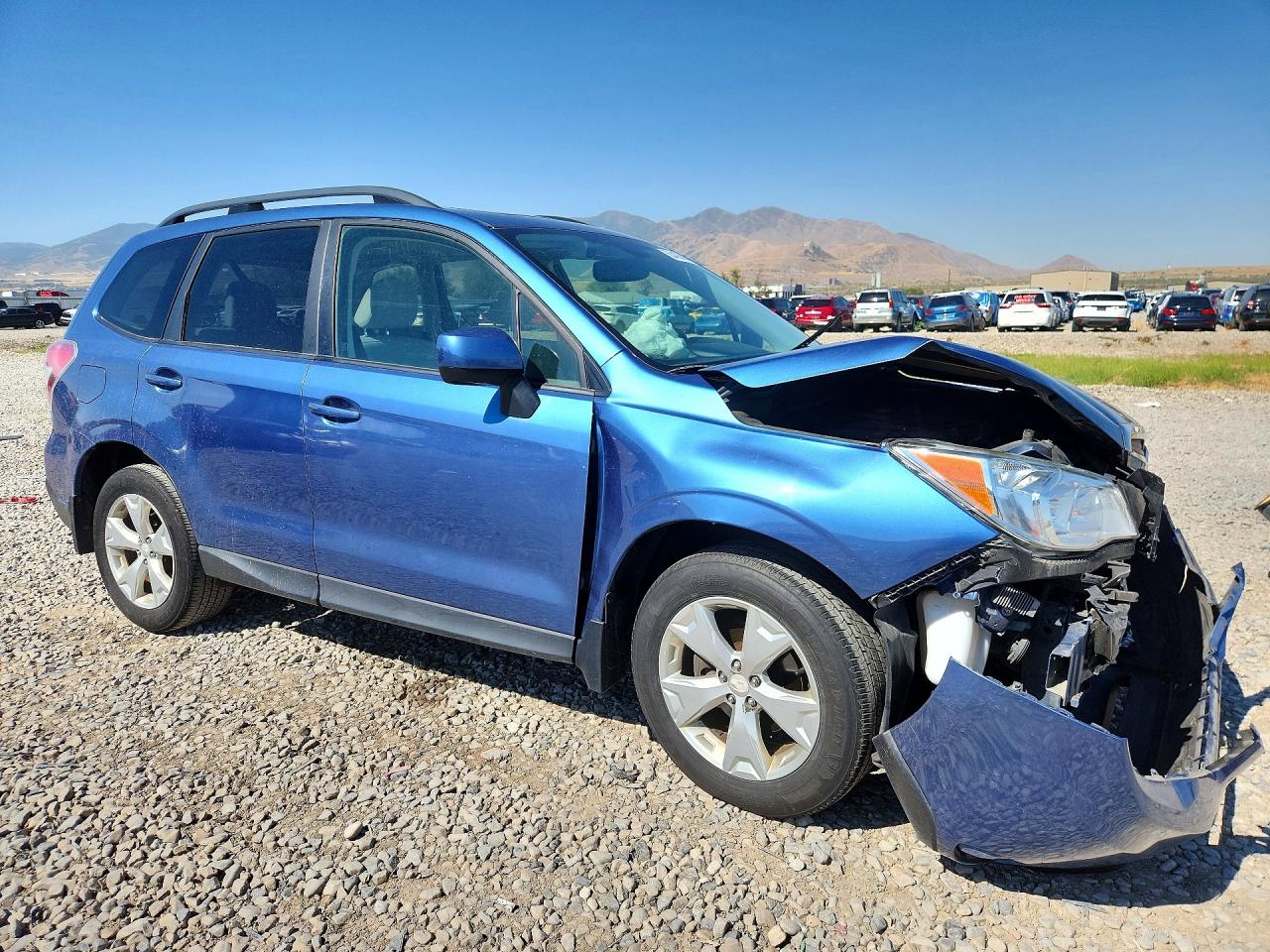2015 Subaru Forester 2.5i Premium Blue vin: JF2SJAFC9FH570121