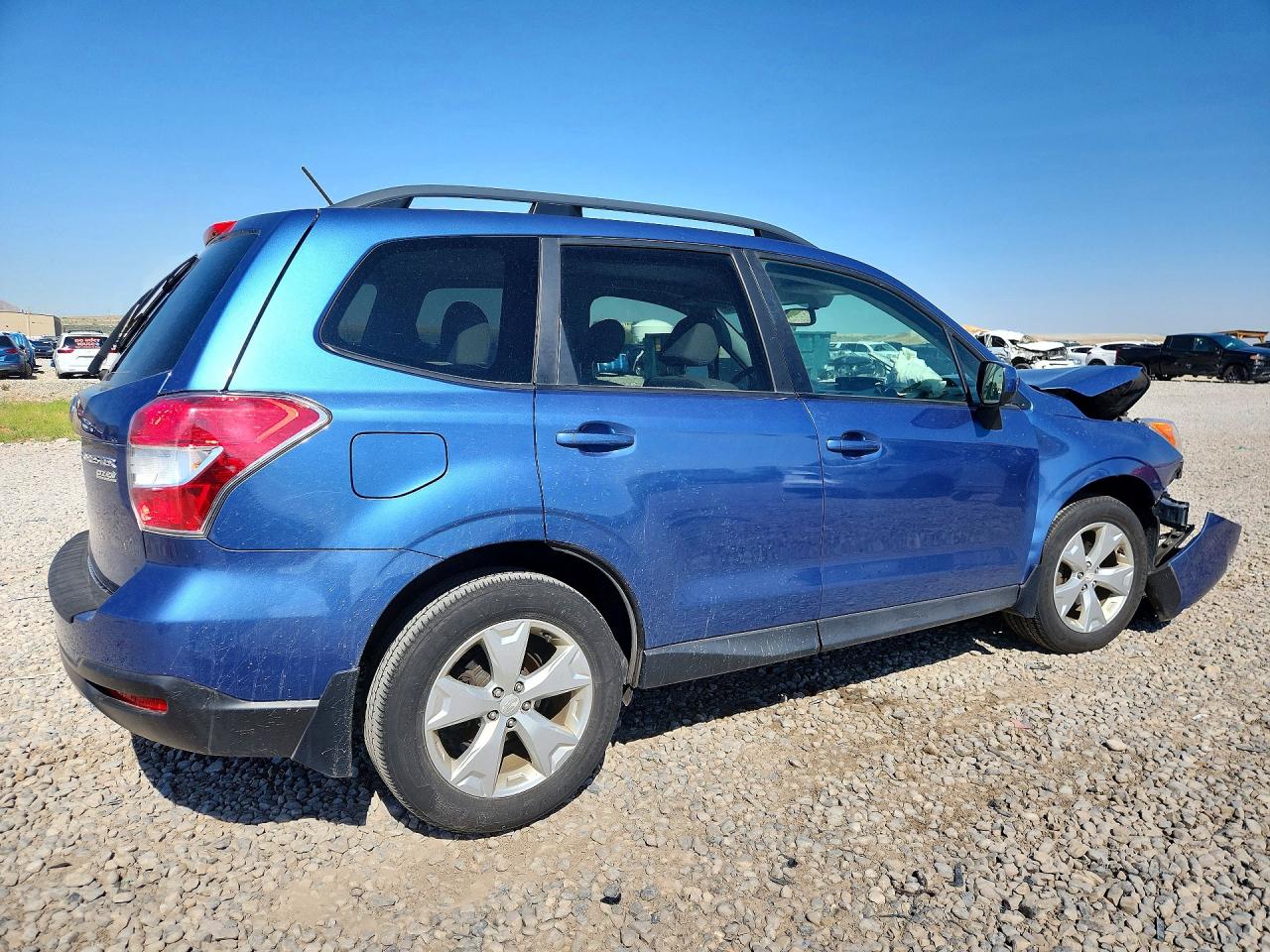 2015 Subaru Forester 2.5i Premium Blue vin: JF2SJAFC9FH570121
