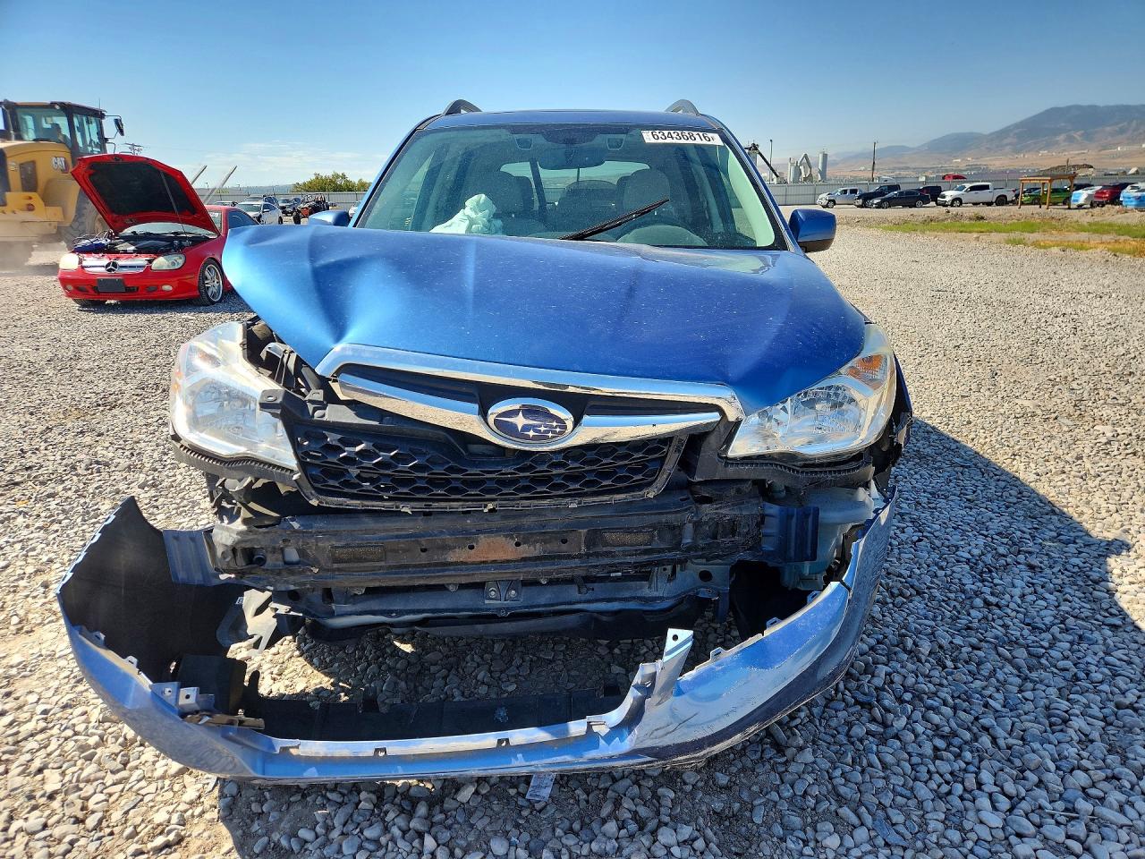 2015 Subaru Forester 2.5i Premium Blue vin: JF2SJAFC9FH570121