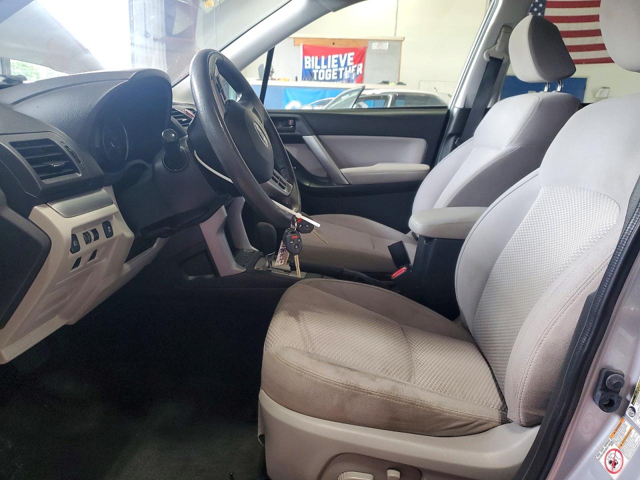 2015 Subaru Forester 2.5i Premium Silver vin: JF2SJAFC9FH578414