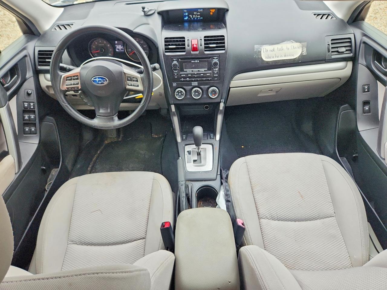 2015 Subaru Forester 2.5i Premium White vin: JF2SJAFCXFH423046
