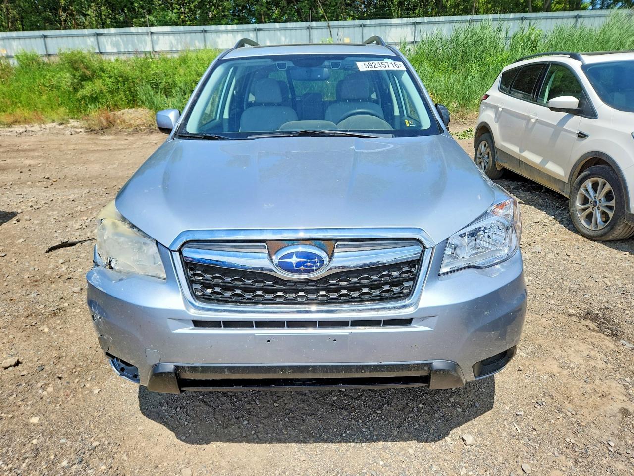 2015 Subaru Forester 2.5i Premium Серебряный vin: JF2SJAFCXFH555210