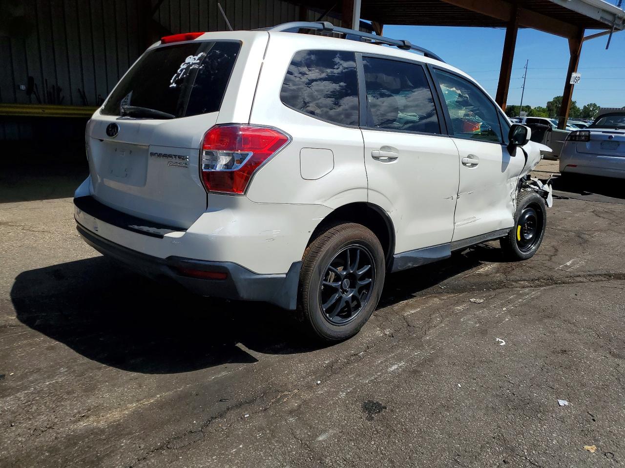 2015 Subaru Forester 2.5i Premium White vin: JF2SJAFCXFH580432