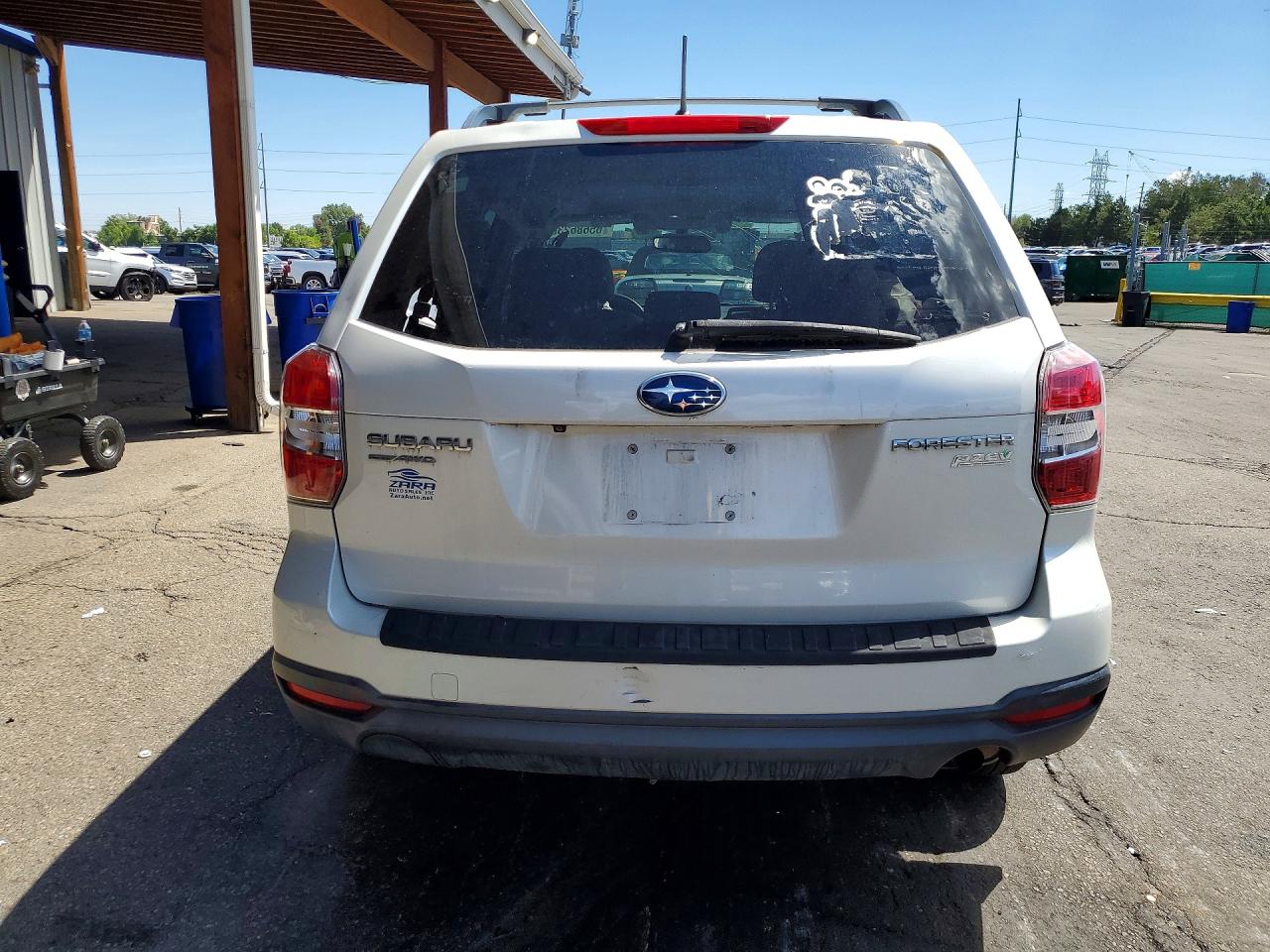 2015 Subaru Forester 2.5i Premium White vin: JF2SJAFCXFH580432
