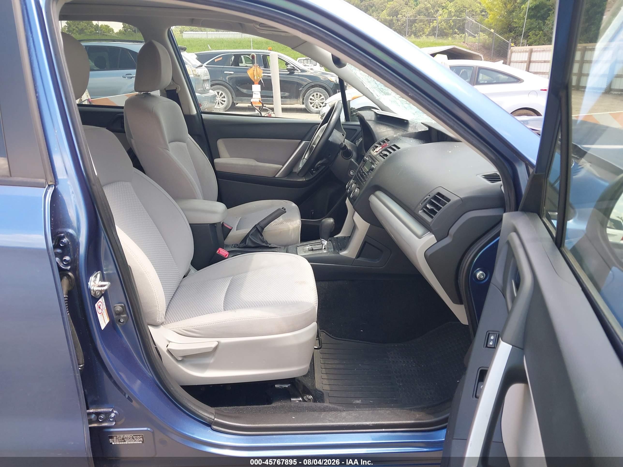 2015 Subaru Forester 2.5i Premium Blue vin: JF2SJAFCXFH598204